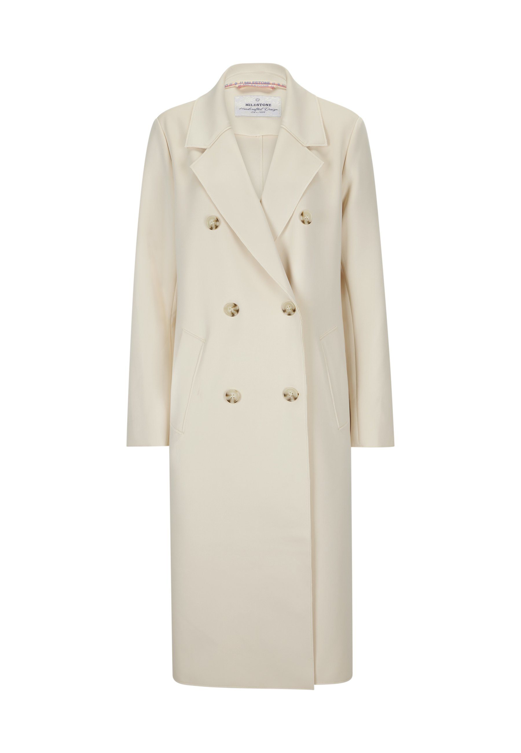 Milestone Langmantel MSAbby Damen elegant Knöpfe günstig online kaufen
