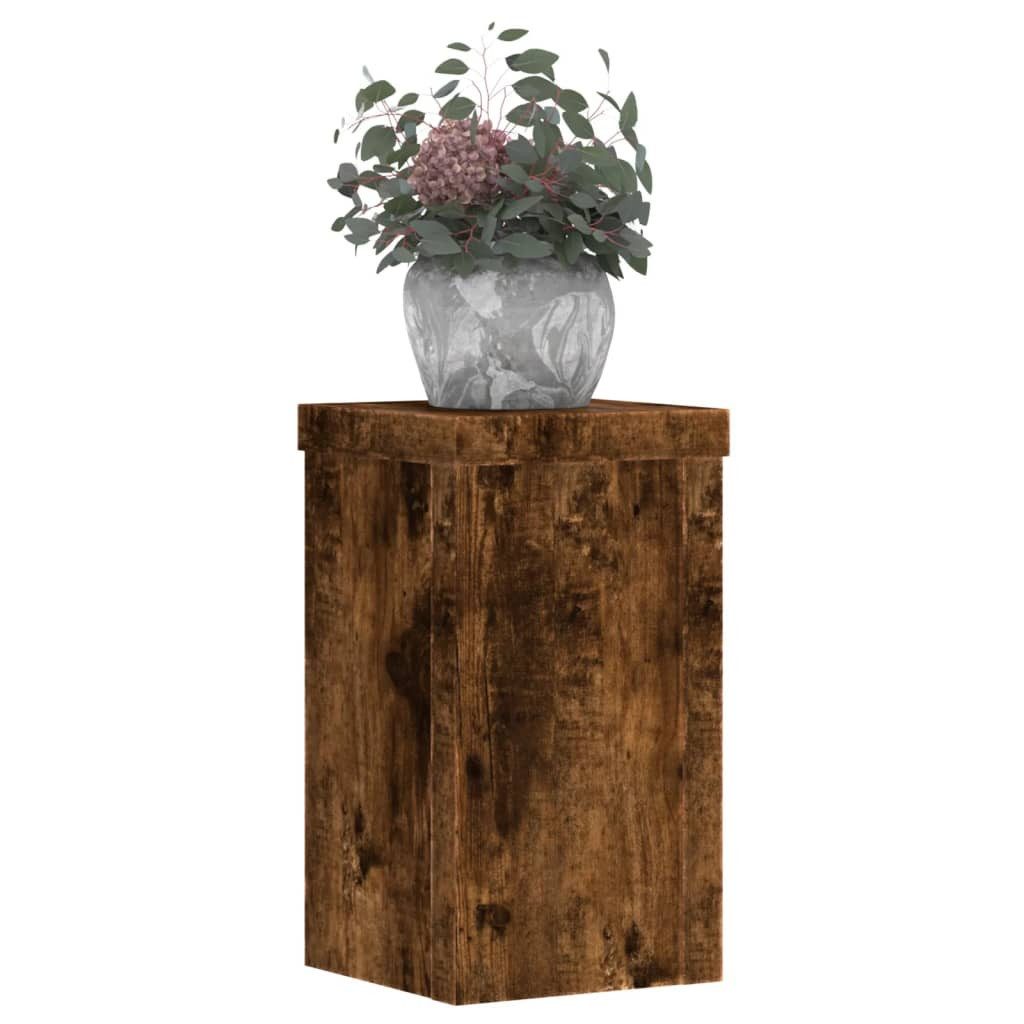 vidaXL Blumenständer Pflanzenständer 2 Stk. Räuchereiche günstig online kaufen
