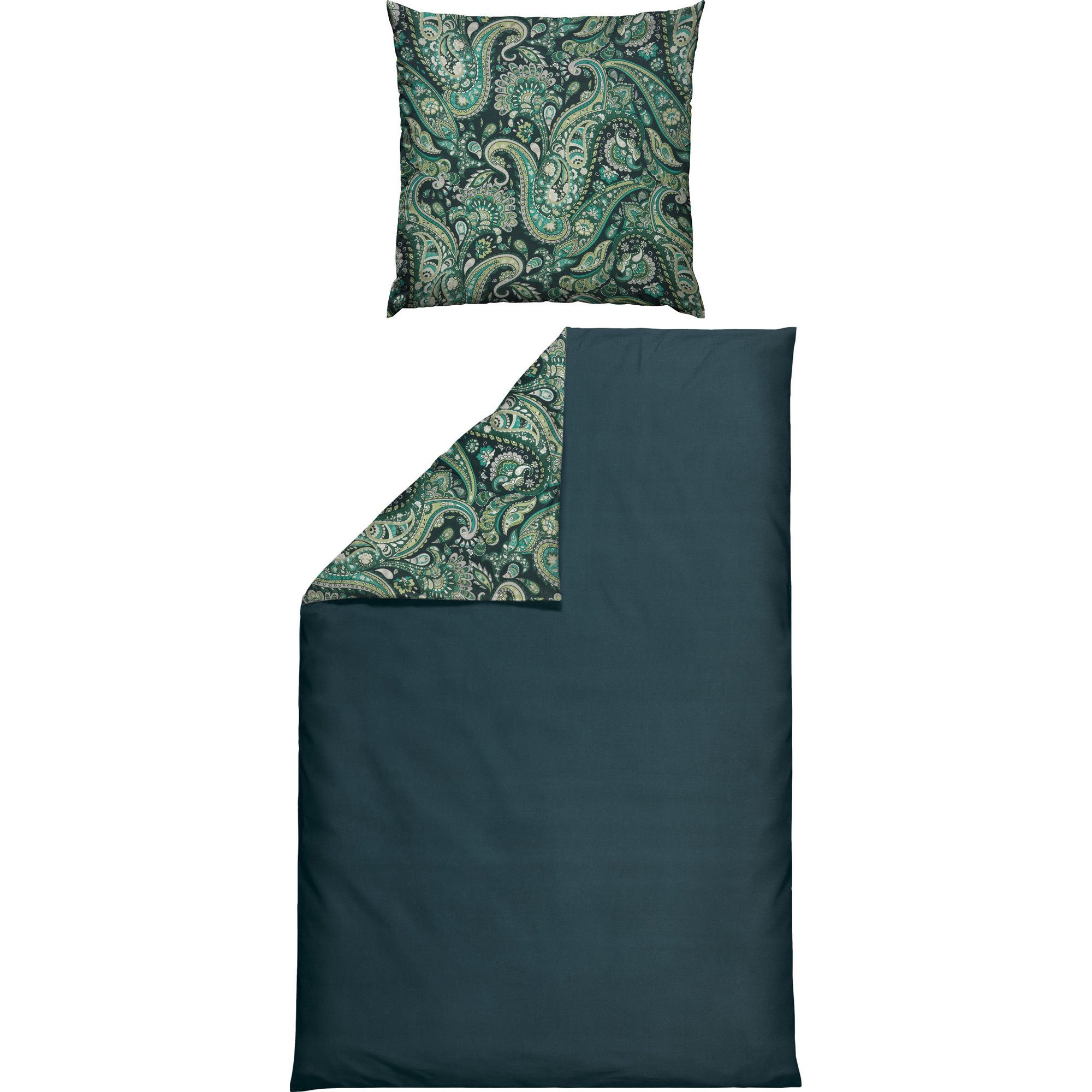 REDBEST Bettwäsche Bettwäsche, Mako-Satin, Satin Paisley günstig online kaufen