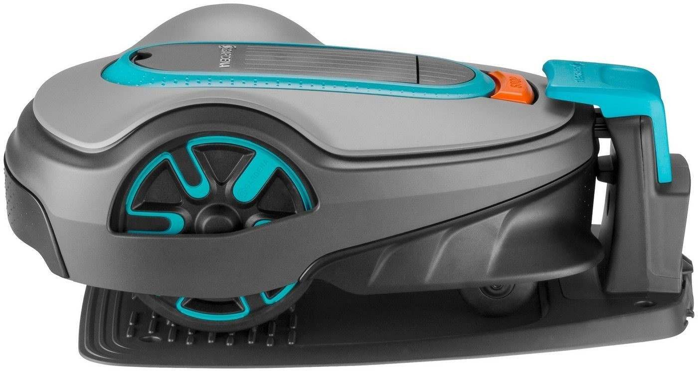 GARDENA Rasenmähroboter 1510120, (Komplett-Set, Inkl. Ladestation und Begrenzungsmaterial), Weather & Terrain,Bluetooth,App,leise,wendig grau GARDENA Rasenmähroboter 1510120, (Komplett-Set, Inkl. Ladestation und Begrenzungsmaterial), Weather & Terrain,Bluetooth,App,leise,wendig grau