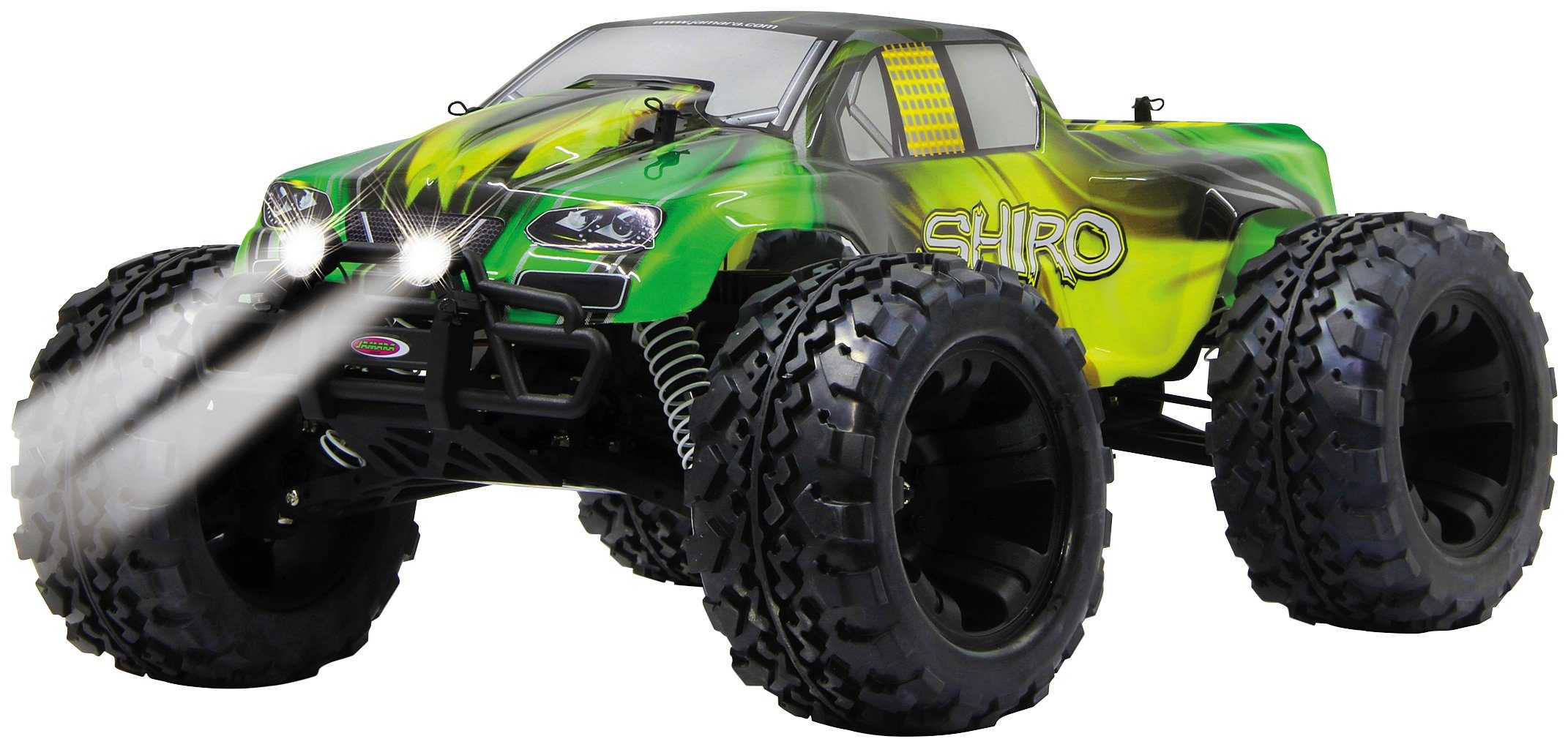 Jamara RC-Monstertruck Shiro Monstertruck 4WD, 1:10, 2,4 GHz, mit LED
