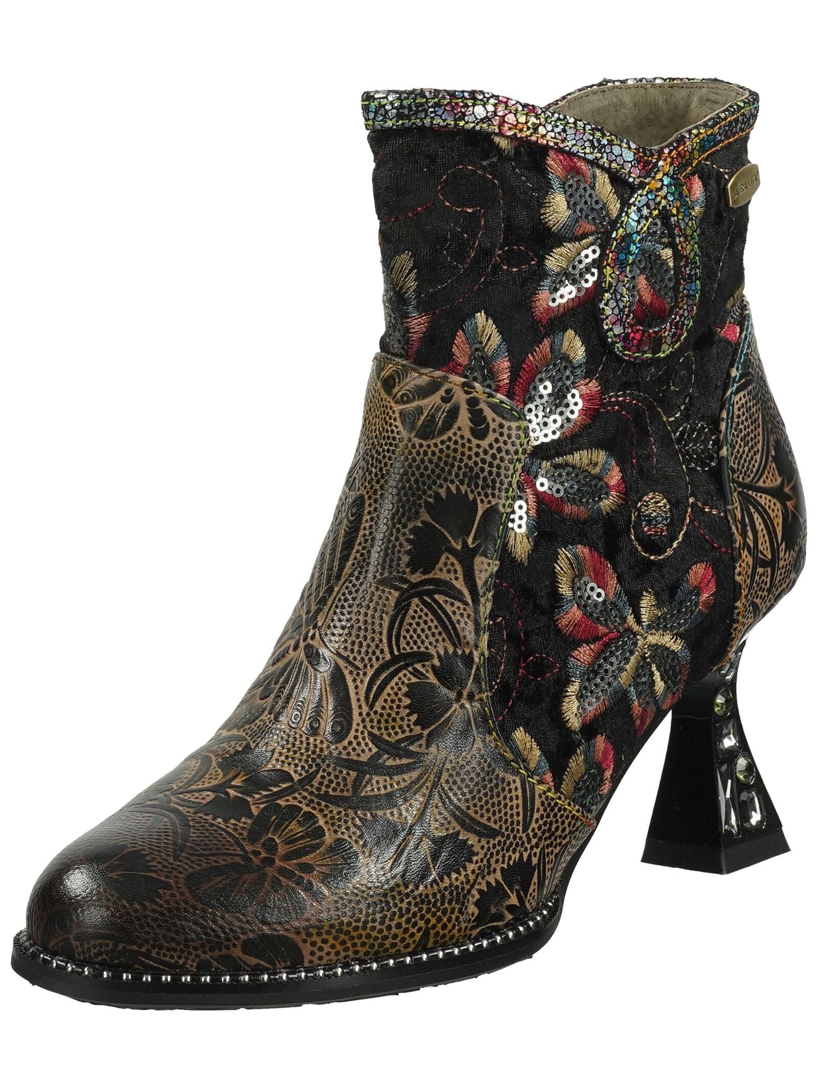 LAURA VITA Stiefelette Leder/Textil Stiefelette günstig online kaufen