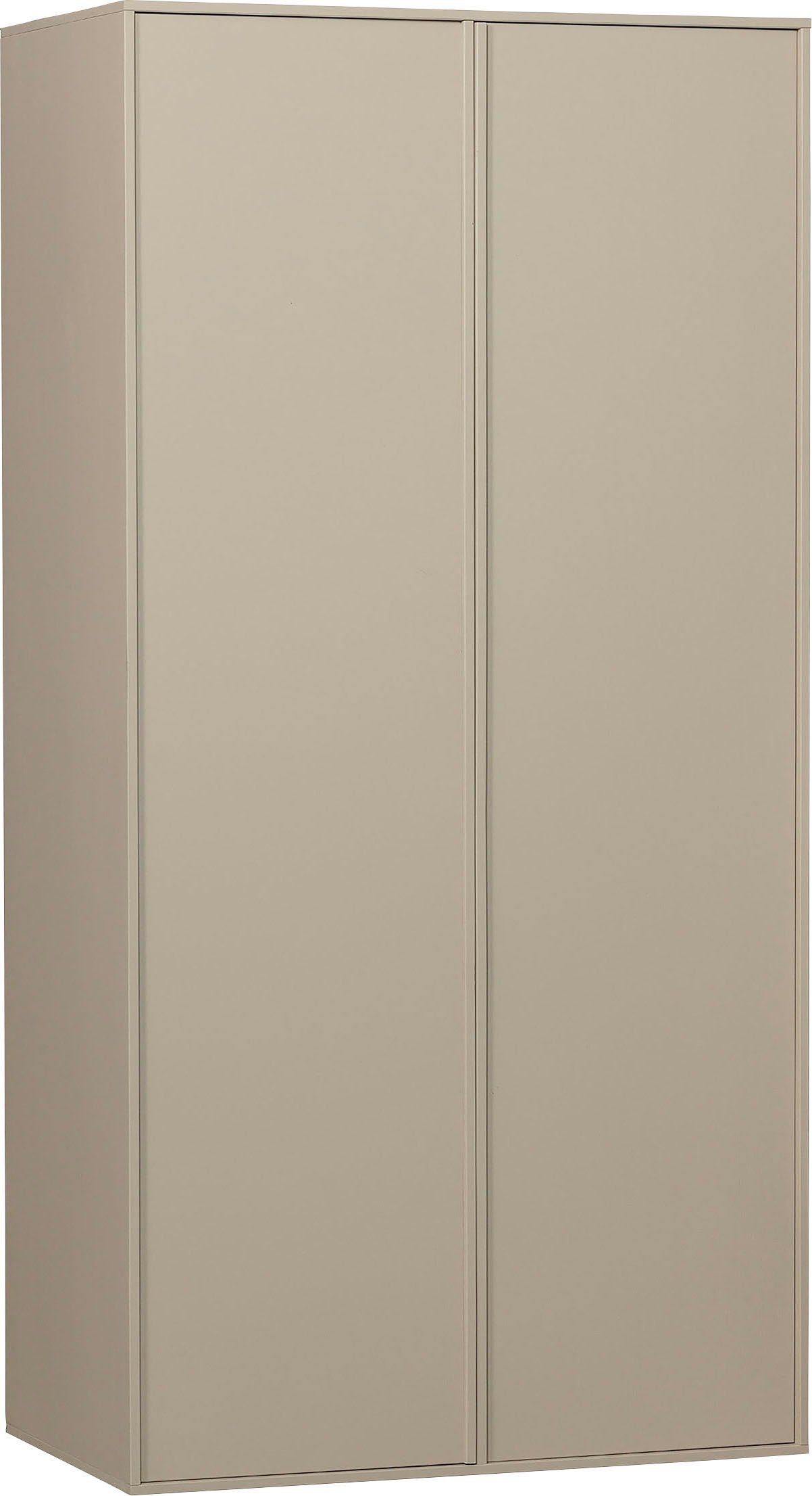 WOOOD Mehrzweckschrank Daily FSC®-Kiefernholz mit Druckmechanismus H 200 x B 100 x T 58 cm, einfach zu montierbar, pfleigleicht