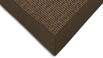 Sisalteppich Sisal Teppich Astra Manaus mit 5cm Baumwollbordüre, ASTRA