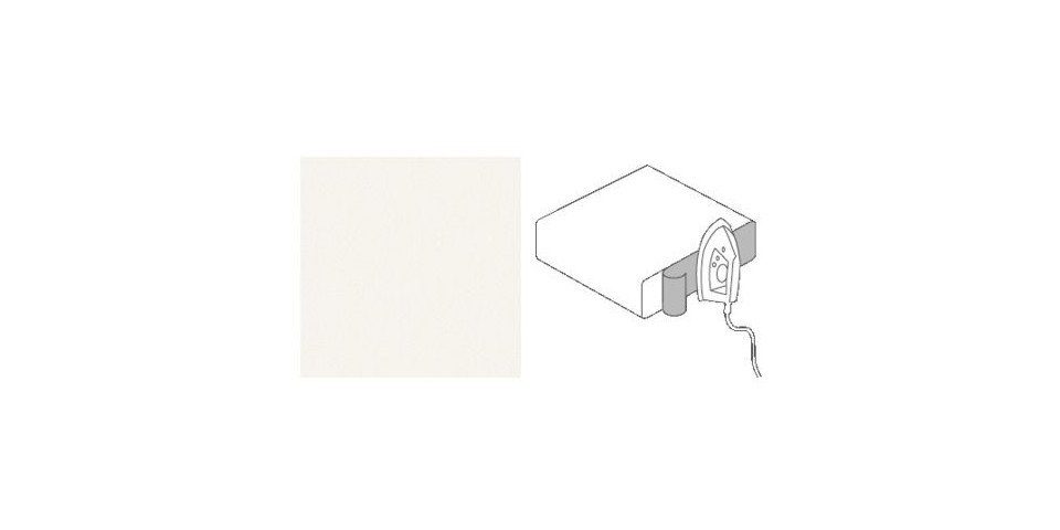 GetaLit Abschlussleiste Getalit Umleimer Uni weiß 65 cm, 44 x 0,3 mm, Flex, Stoff