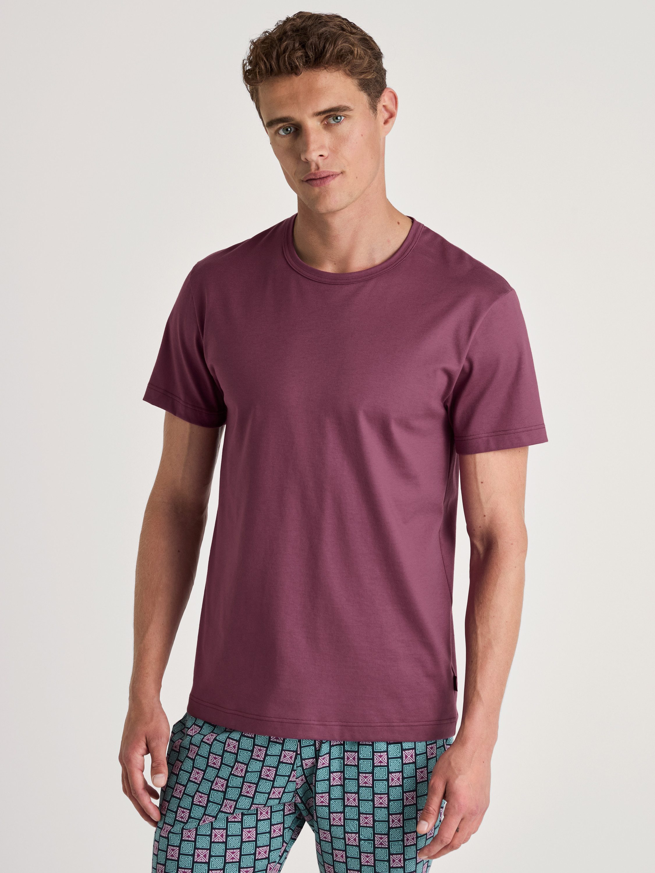 CALIDA Kurzarmshirt RMX Sleep Weekend Herren günstig online kaufen