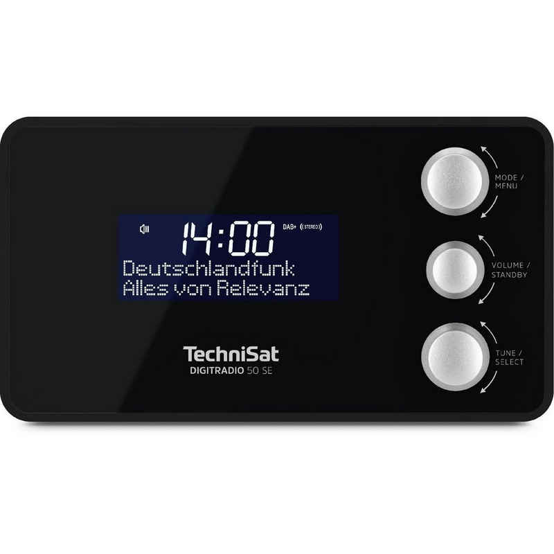 TechniSat DIGITRADIO 50 SE UKW USB-Charging Wecktimer Digitalradio Digitalradio (DAB) (DAB+ Digitalradio UKW-Radio, Snooze- und Sleep-Funktion, 3 W)