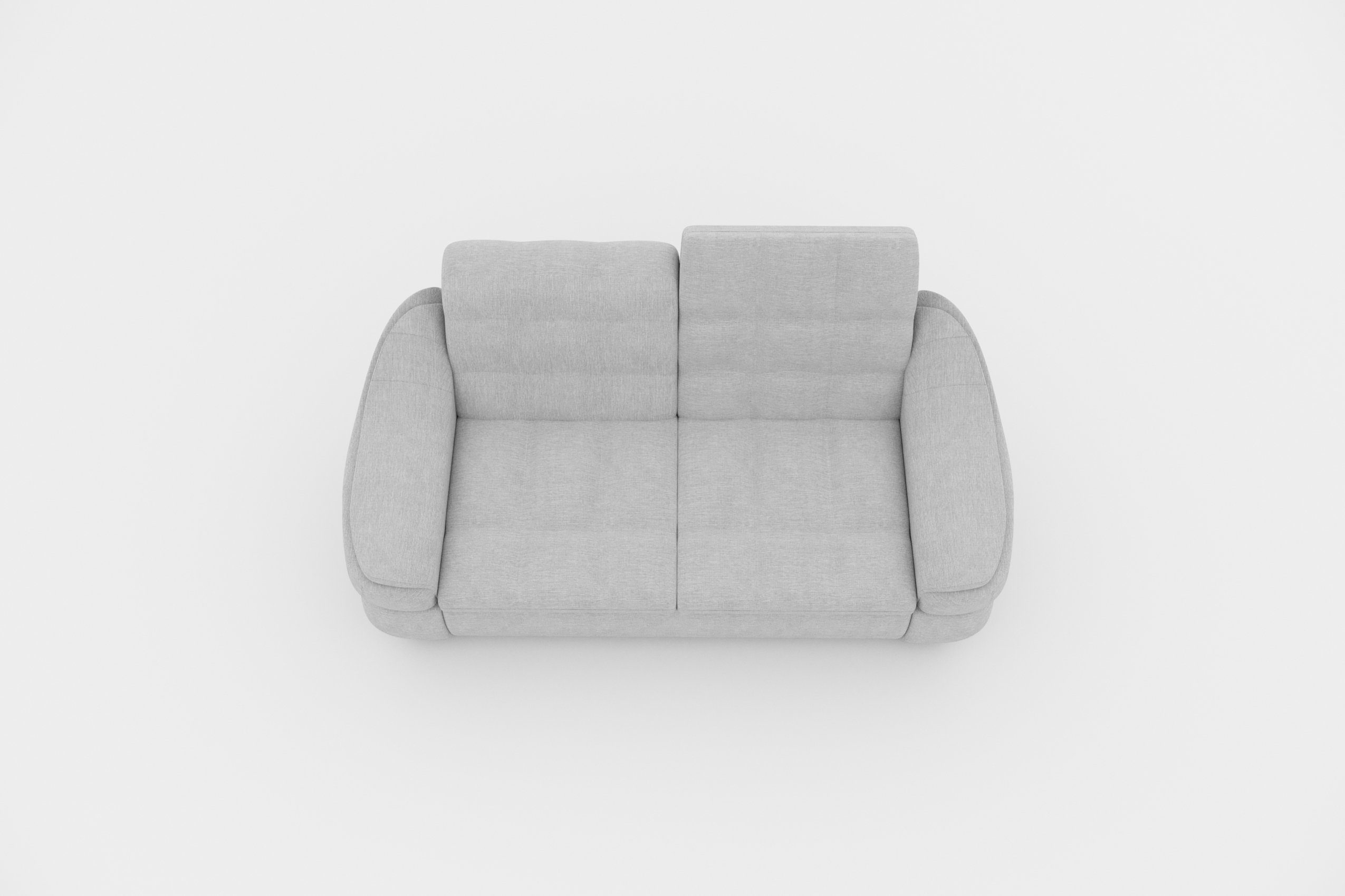 Sitzkomfort Steppung, Sofa, und 2-Sitzer, Armlehnen frei Raum Stylefy Alisa, im stellbar, Rückenlehne, mit 3-Sitzer mit
