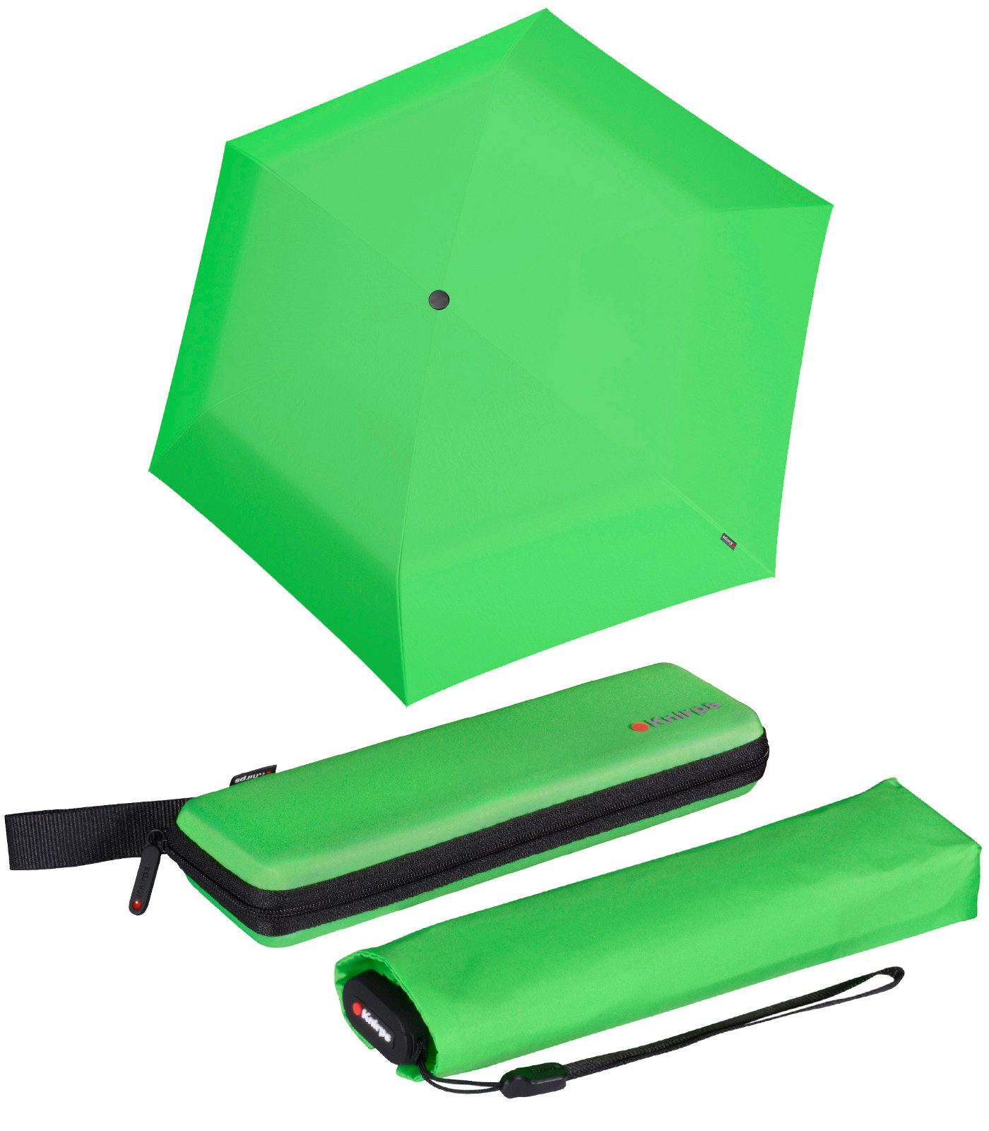 Knirps® Taschenregenschirm US.050 Ultra Light Slim Manual im stabilen Etui, extrem leicht und super kompakt