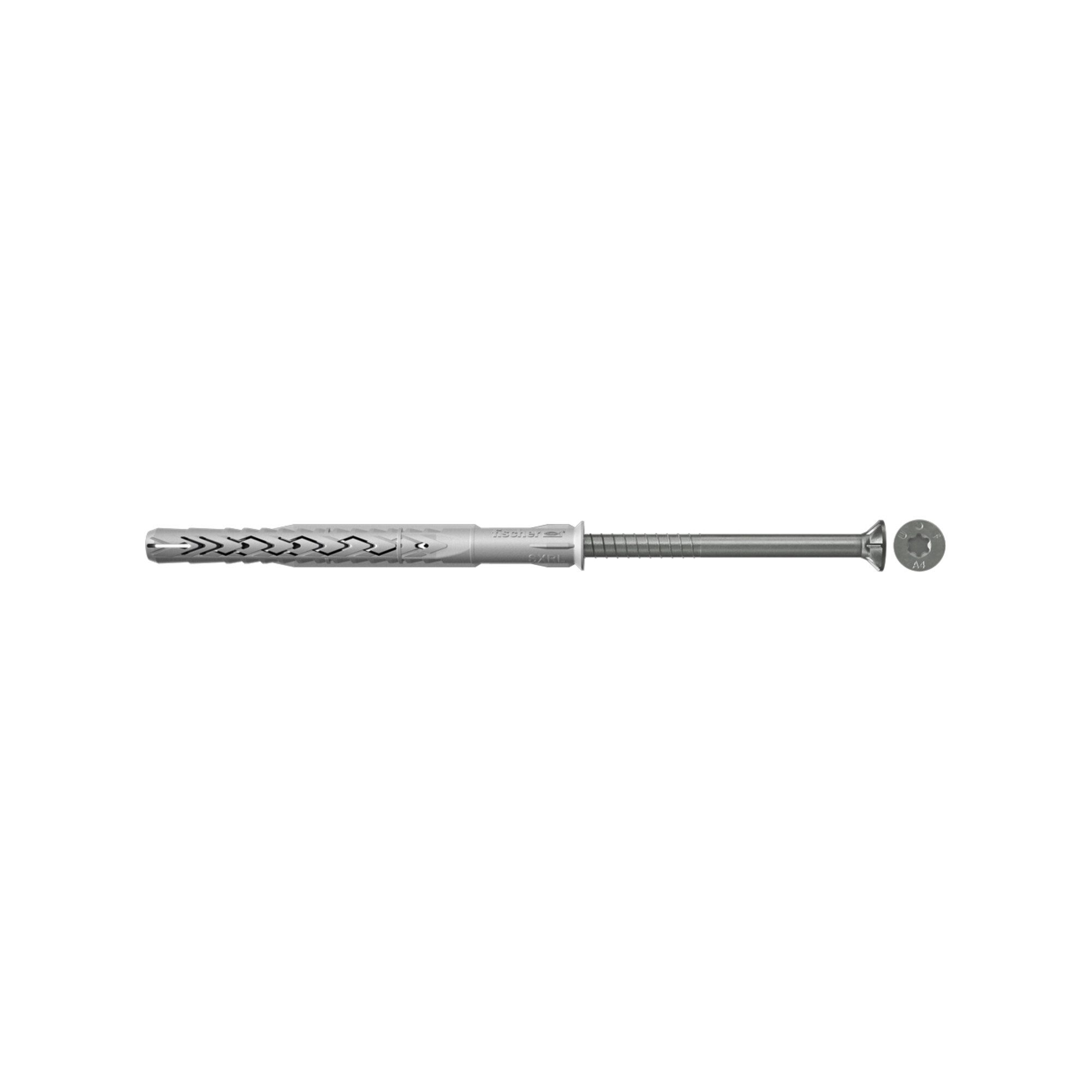 fischer Langschaftdübel fischer Langschaftdübel SXRL mit Senkkopfschraube 10x100 T A4 50 Stk