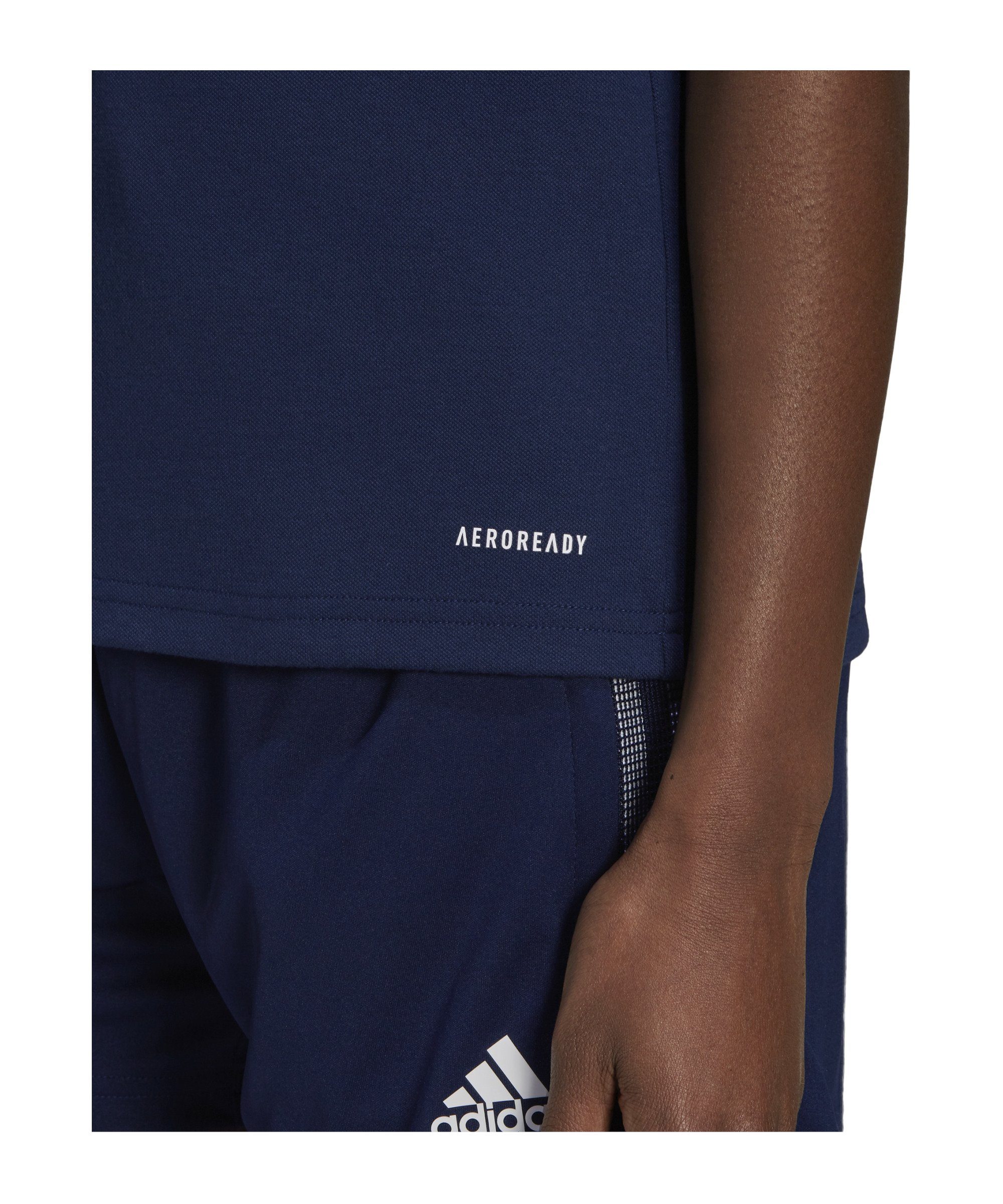 adidas Performance Poloshirt Tiro 21 Poloshirt Damen Nachhaltiges COACH Produkt blau