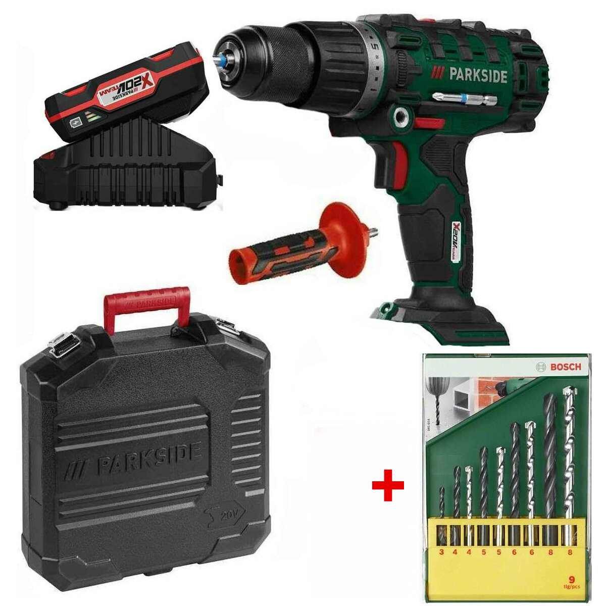 Parkside Akku-Schlagbohrschrauber PARKSIDE 20V Schlagbohrschrauber PSBSA günstig online kaufen
