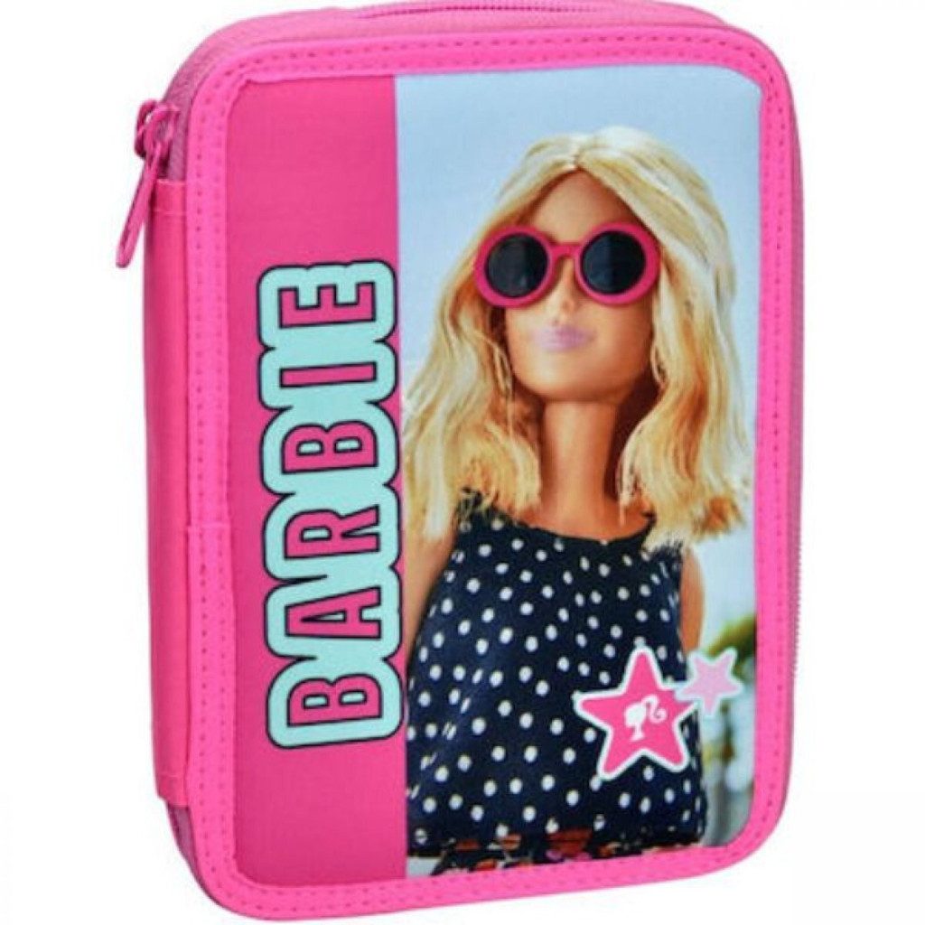 Barbie Federmäppchen Barbie Summer gefülltes 2-stöckiges Federmäppchen
