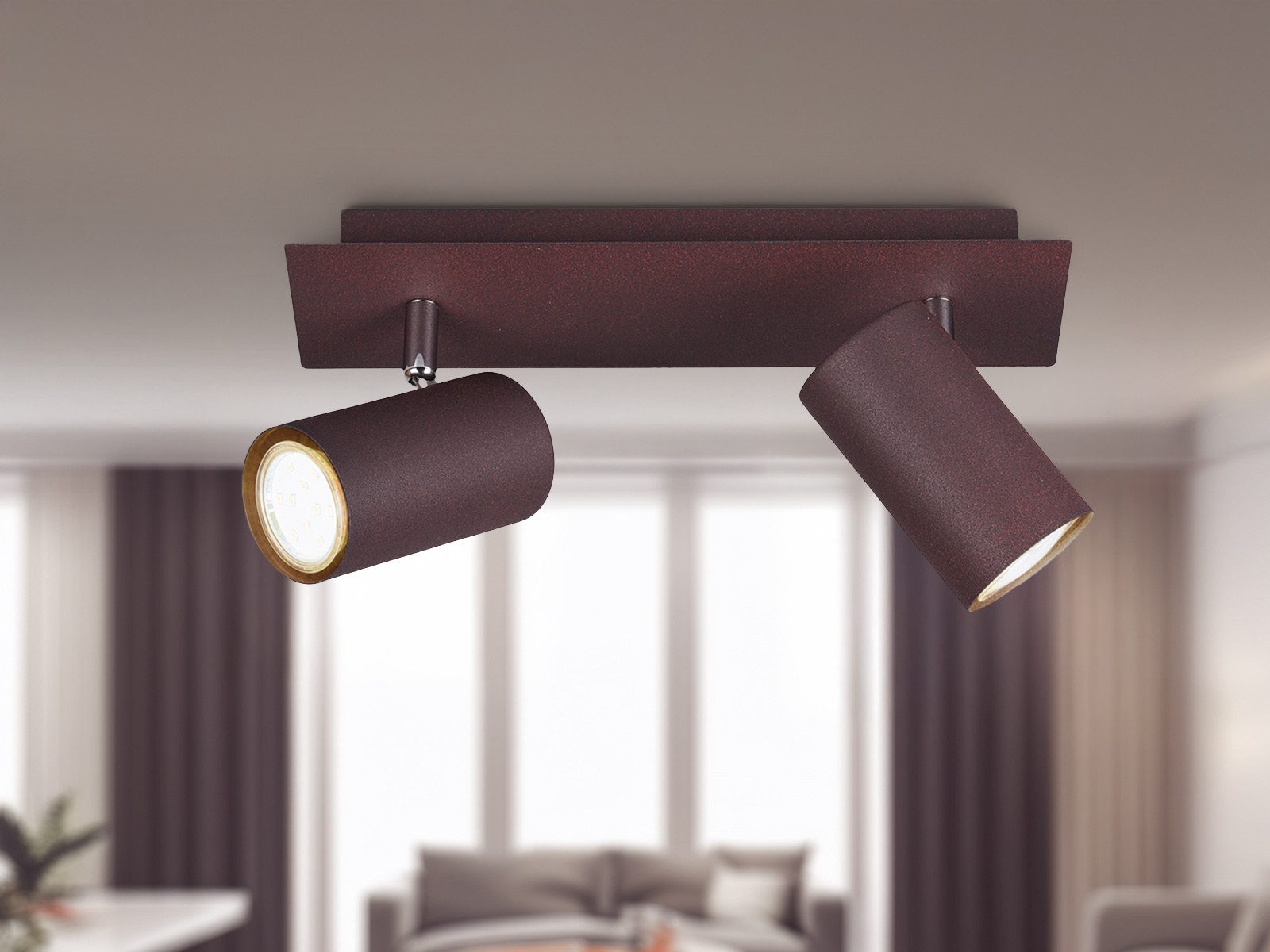 TRIO Leuchten LED Deckenstrahler, Dimmfunktion, LED günstig online kaufen