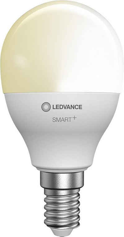Ledvance LED-Leuchtmittel LEDVANCE ZIgbee e14 LED Lampe P40 Leuchtmittel mit 4,9 W, warmweiss, dimmbar