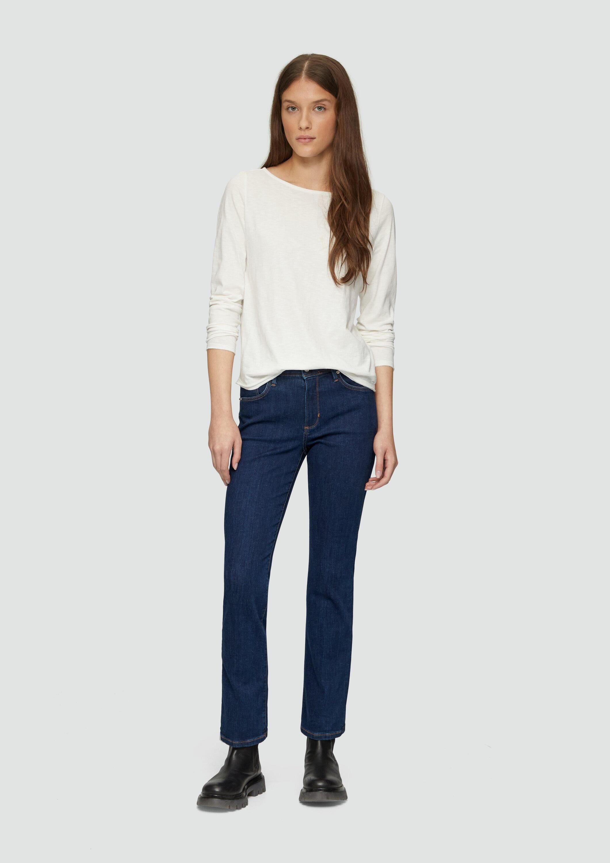 s.Oliver Bootcut-Jeans Jeans-Hose BEVERLY Jeans Beverly / Slim Fit / Mid Ri günstig online kaufen