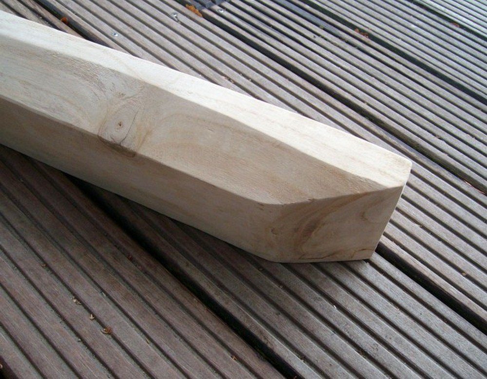 robust, cm Holz-Tablett Holzschale, (1 Holzmolle, 60x14 St) schwer Dekoschale Deko-Impression massiv,