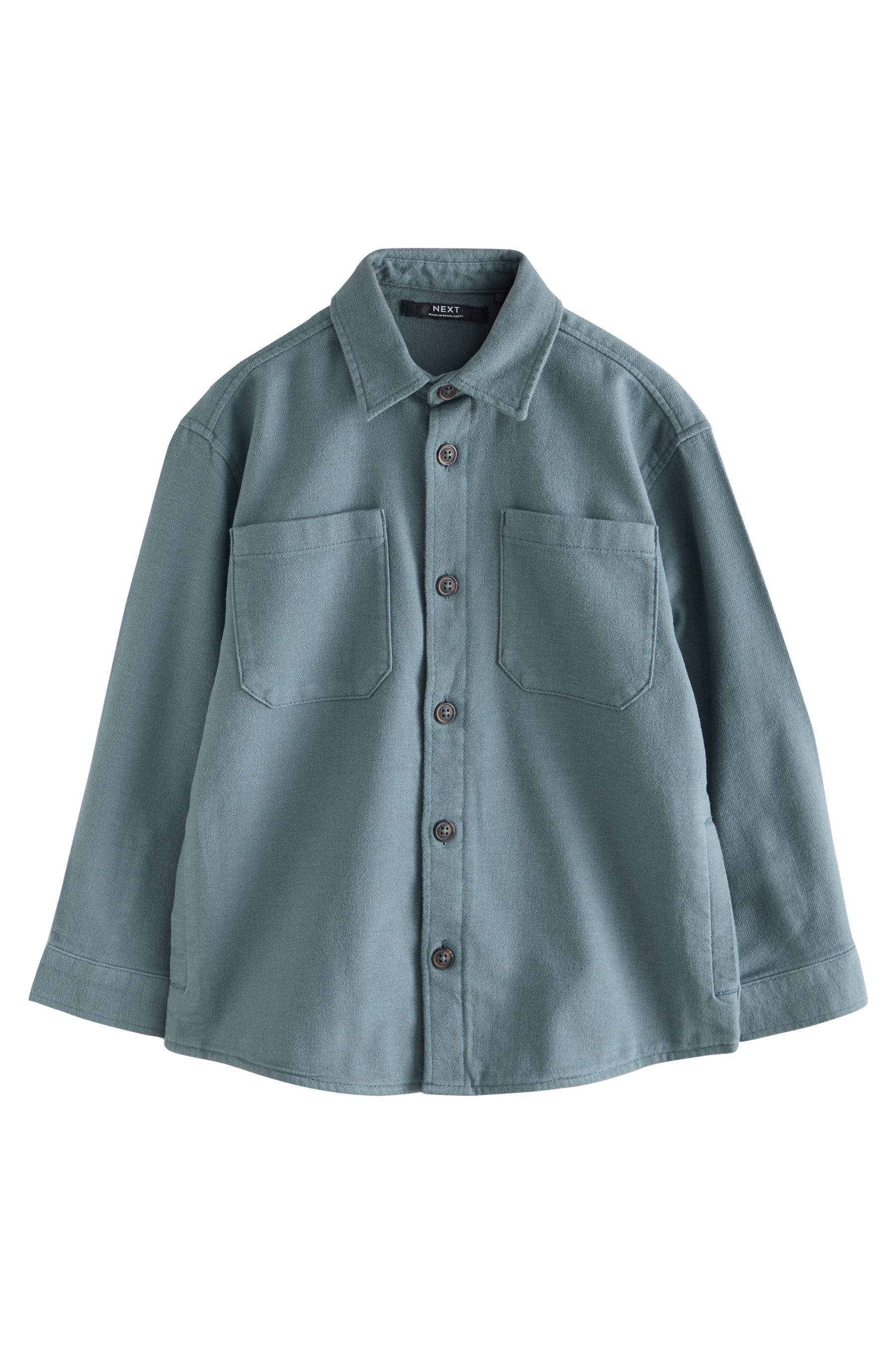 Next Outdoorhemd Hemdjacke in gebürsteter Optik (1-tlg)