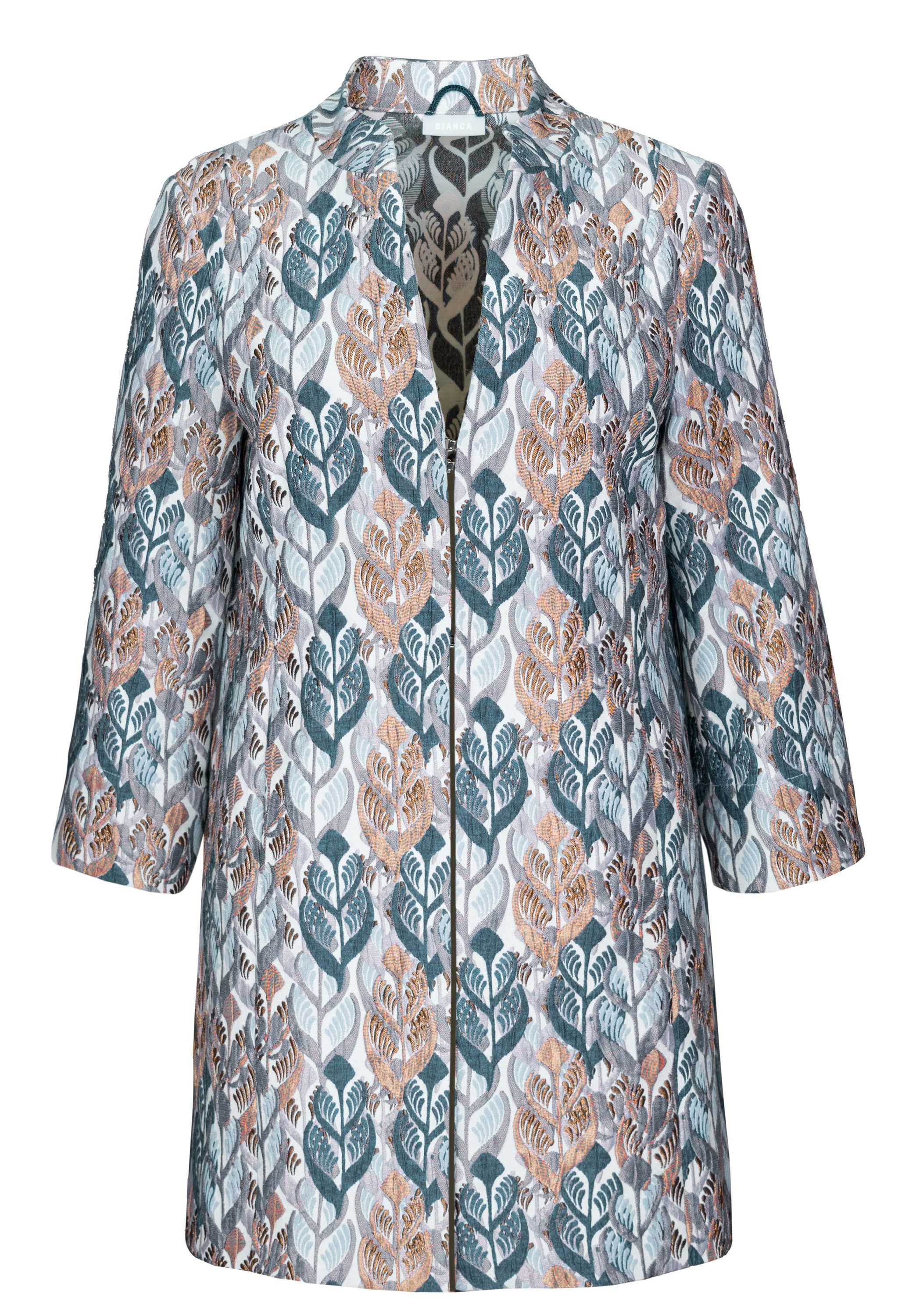 bianca Longblazer HEATHER in extravagantem Jacquard-Dessin