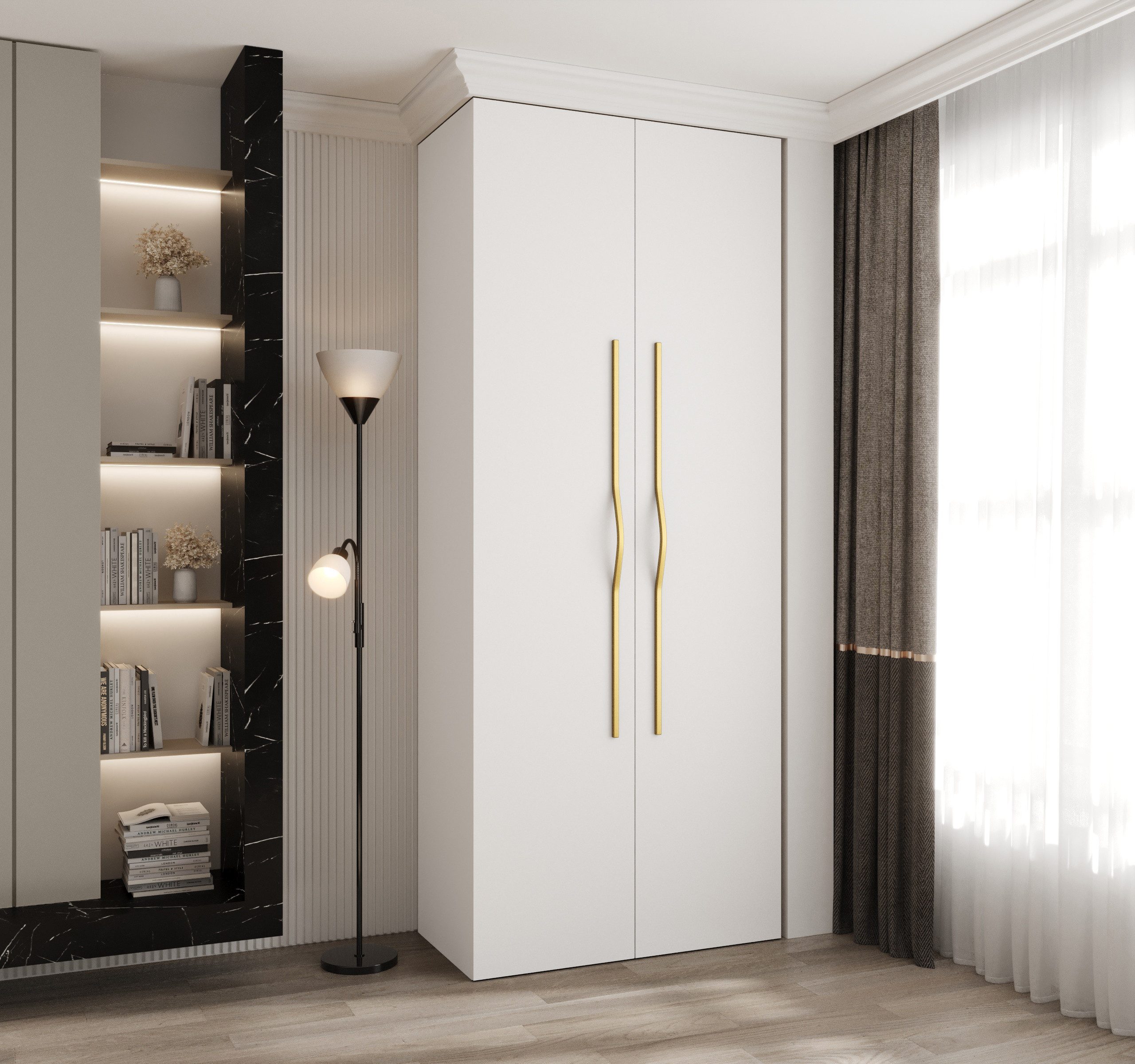 ABIKS MÖBEL Drehtürenschrank COMO 2 Schlafzimmerschrank günstig online kaufen