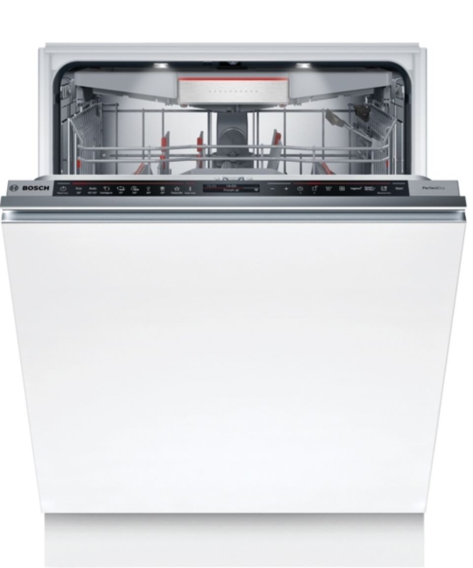 BOSCH vollintegrierbarer Geschirrspüler Zeolith-Trocknung SBD8TCX04E, 14 Maßgedecke, XXL Geschirrspüler