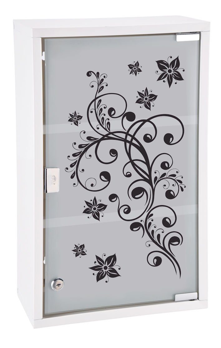 Spetebo Medizinschrank XXL Metall Medizinschrank Glastür günstig online kaufen