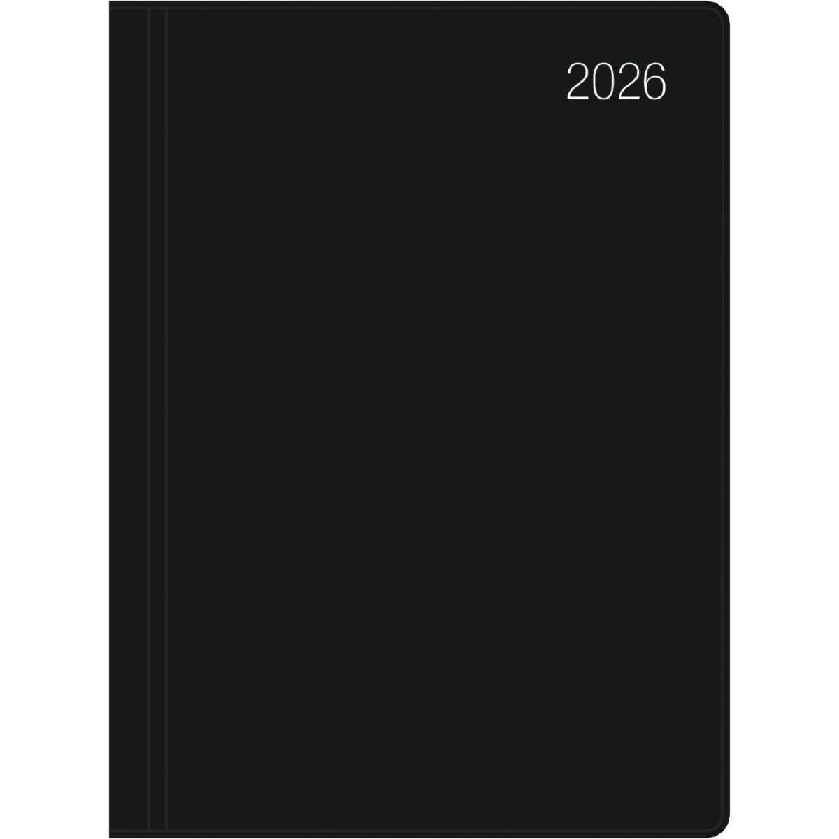 ZETTLER Taschenkalender Taschenkalender 610 10,2x14,2cm 1 Tag/1 Seite schwarz 2026