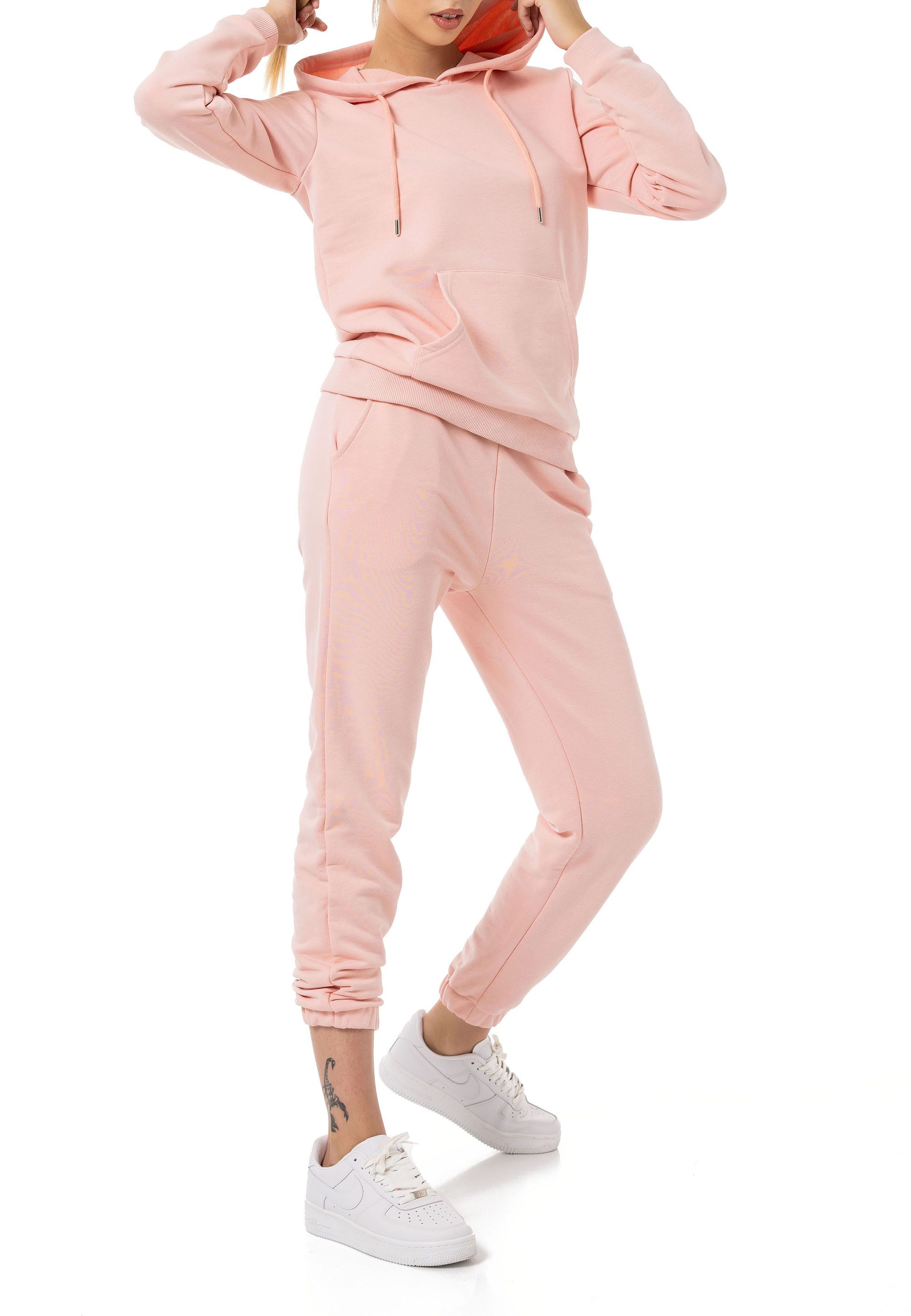 RedBridge Jogginganzug mit Kapuze - Damen-Sweatset, Hoodie und Jogpants (2-tlg)