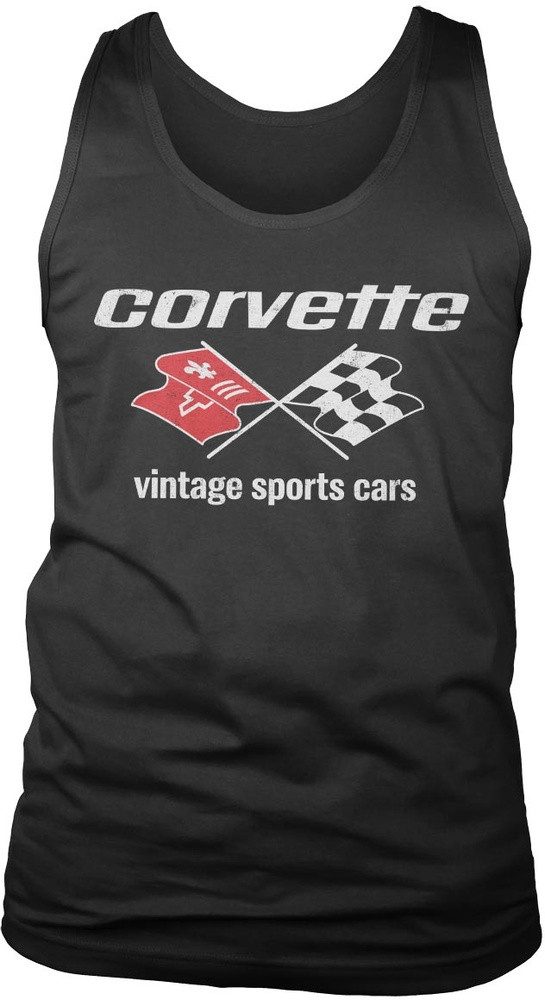 Corvette T-Shirt Vintage Sport Cars Tank Top