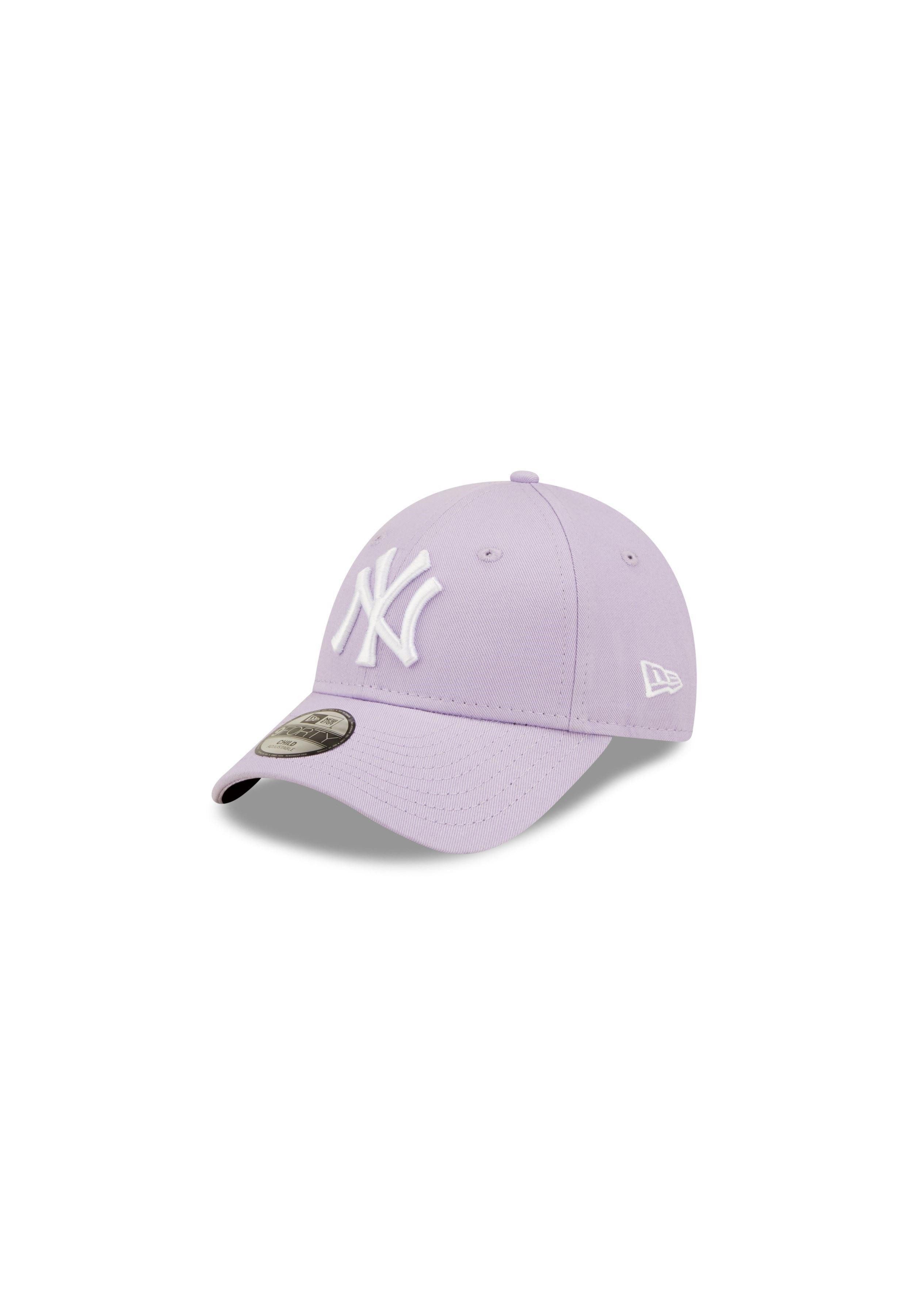 Baseball Cap New York Yankees MLB League Essential Purple White 9Forty Adjustable K