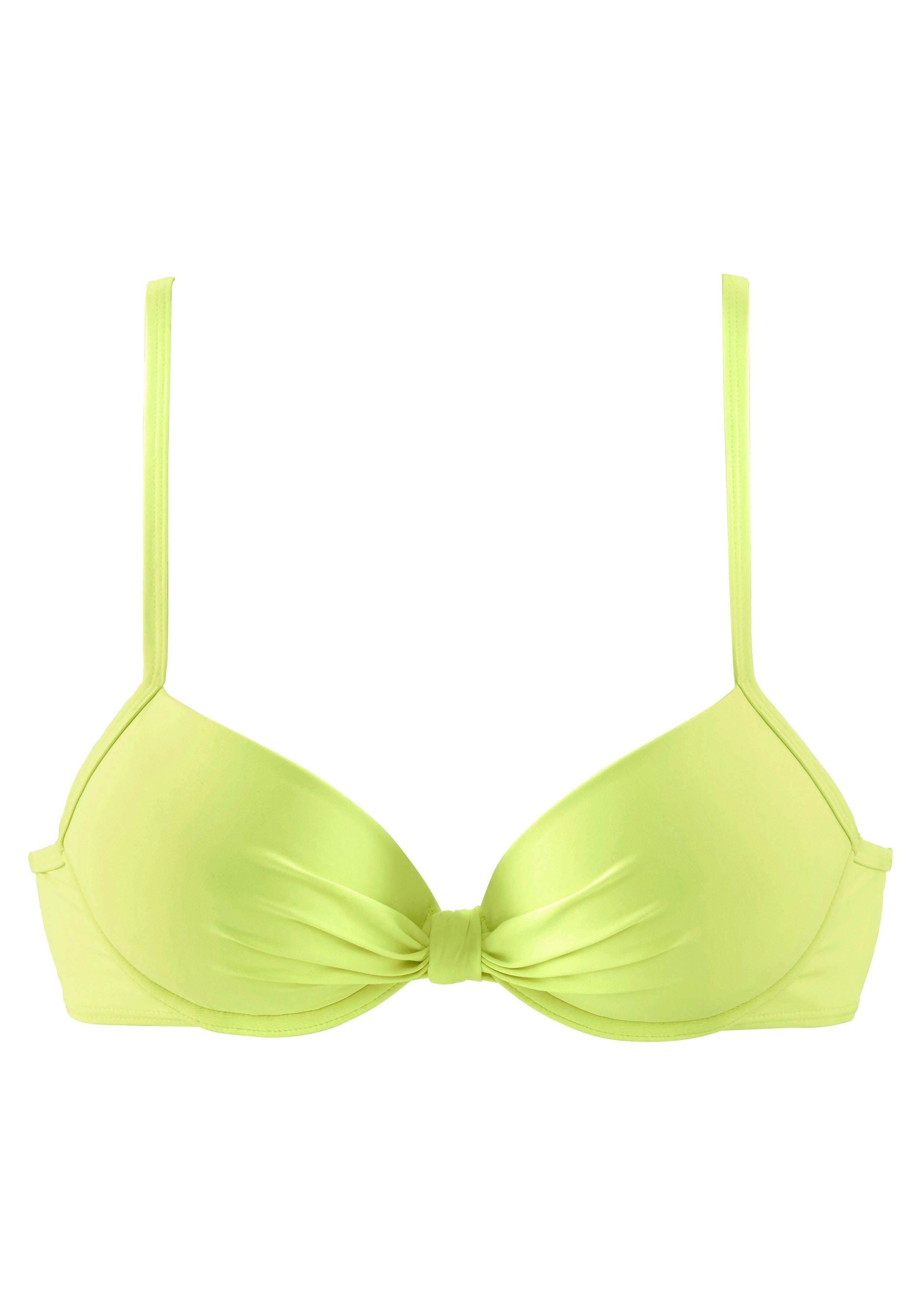 s.Oliver Bügel-Bikini-Top Spain, mit geraffter Mitte günstig online kaufen