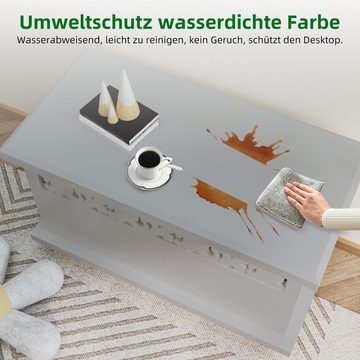 Hiazurm Truhe Truhe,Aufbewahrungstruhe,Sitzbank mit Stauraum (Spielzeugtruhe mit Deckel (Gartenbox), Wohnzimmer, Esszimmer, Flur, Schlafzimmer, Badezimmer,80x40x48cm