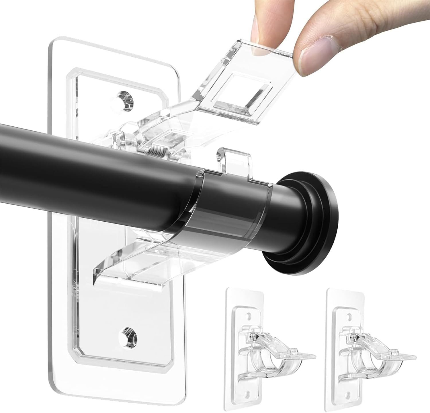 TECBULL Gardinenstangenhalter XL Gardinenstangen Halter für Vorhangstangen günstig online kaufen