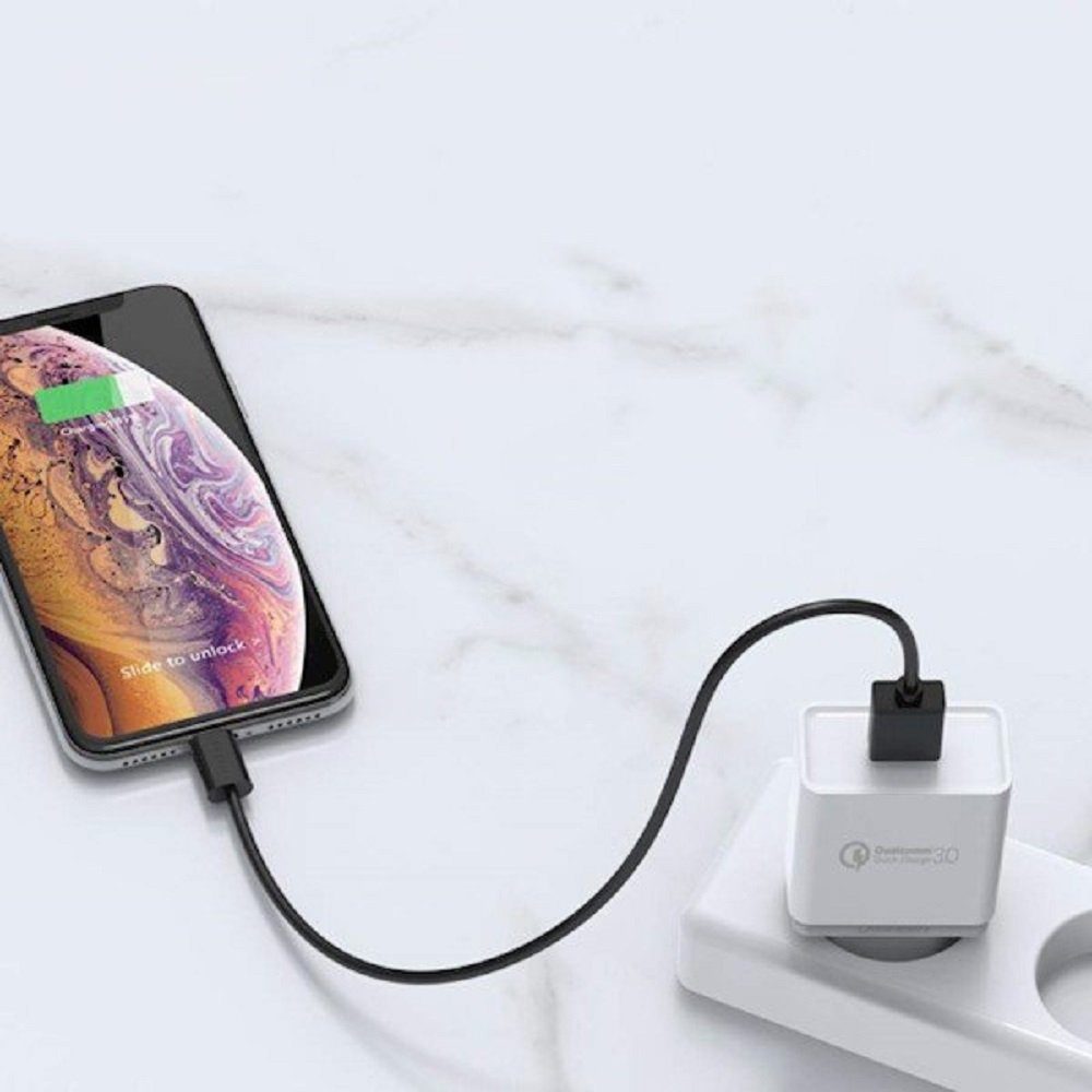UGREEN CD122 Quick Charge 3.0 Quick Charge 3.0 18W 3A USB-Ladegerät Weiß Smartphone-Ladegerät