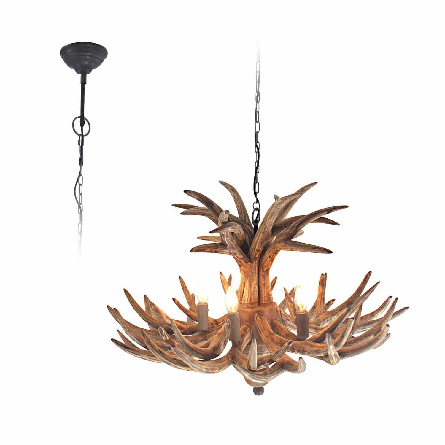 Kronleuchter Leuchter Ardin braun