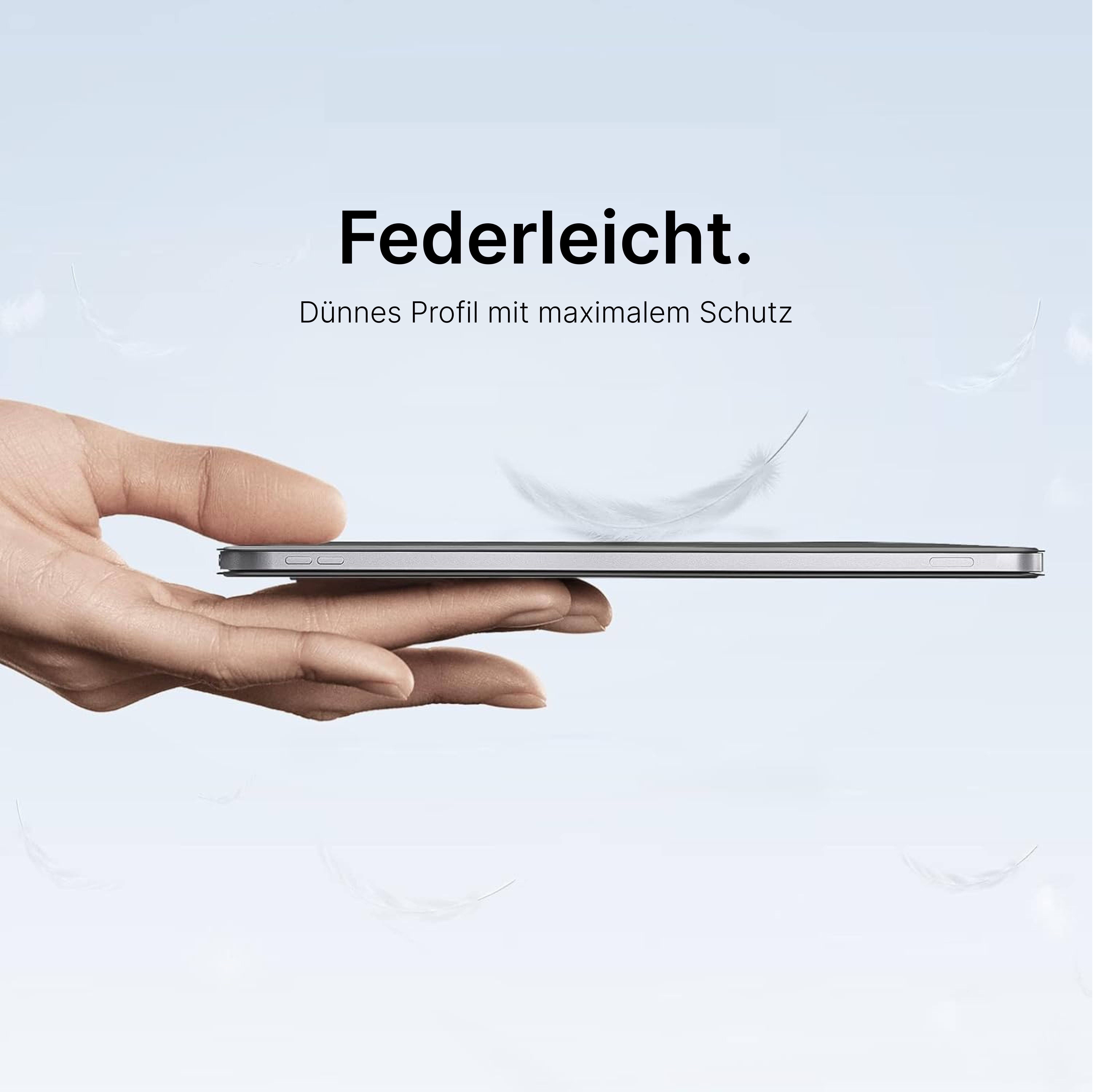 Futurea Tablet-Hülle iPad-Hülle für Apple iPad Pro Air 2026 magnetisch Case Smart-Cover 11", 13", Auto-Wake, verstellbarer Winkel, starke Magneten – Folio-Style – Bild 4 von 5