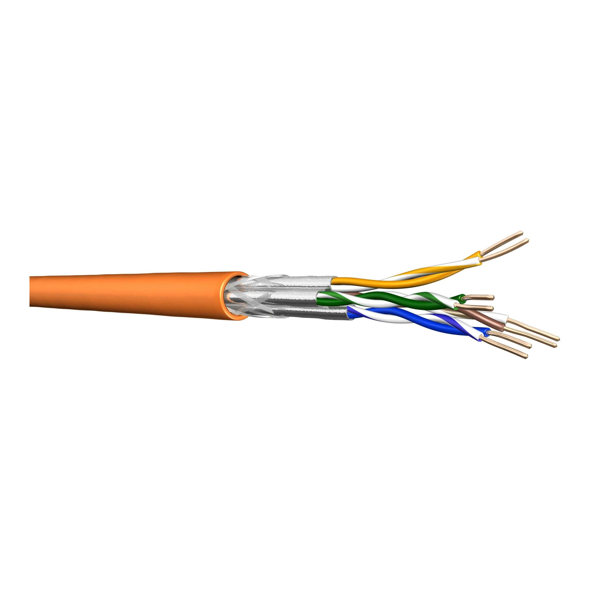 Draka Draka Comteq (DNT) UC900 HS23 Kat.7 orange 4P S/FTP AWG23 60011604-Eca X-Link Lade-und Datenkabel