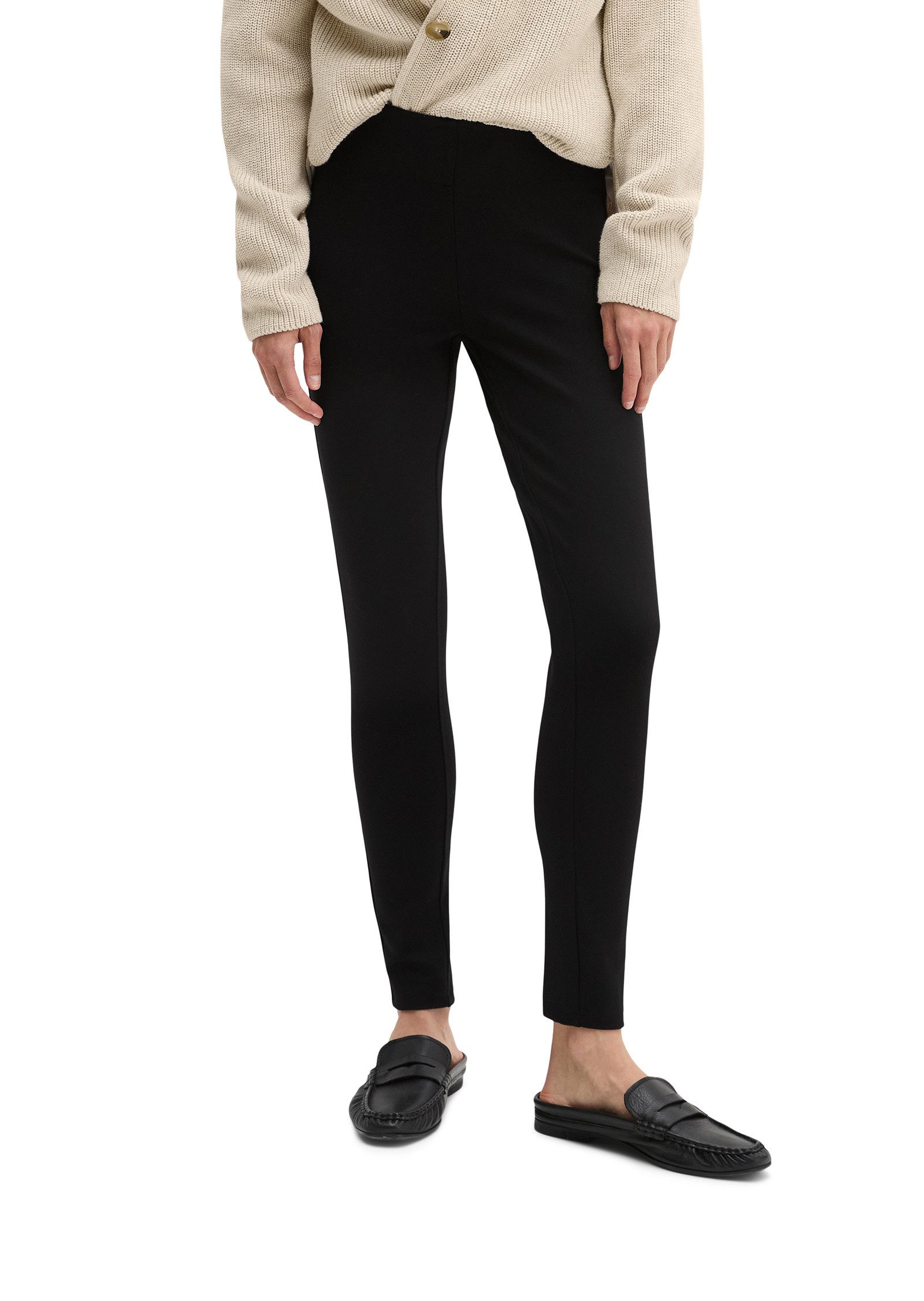 Marc O'Polo Jerseyhose mit breitem Bund günstig online kaufen
