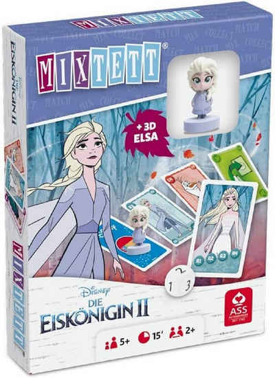 ASS Spiel, Disney - Die Eiskönigin 2 - Mixtett ELSA - Kartenspiel mit Spielfigur