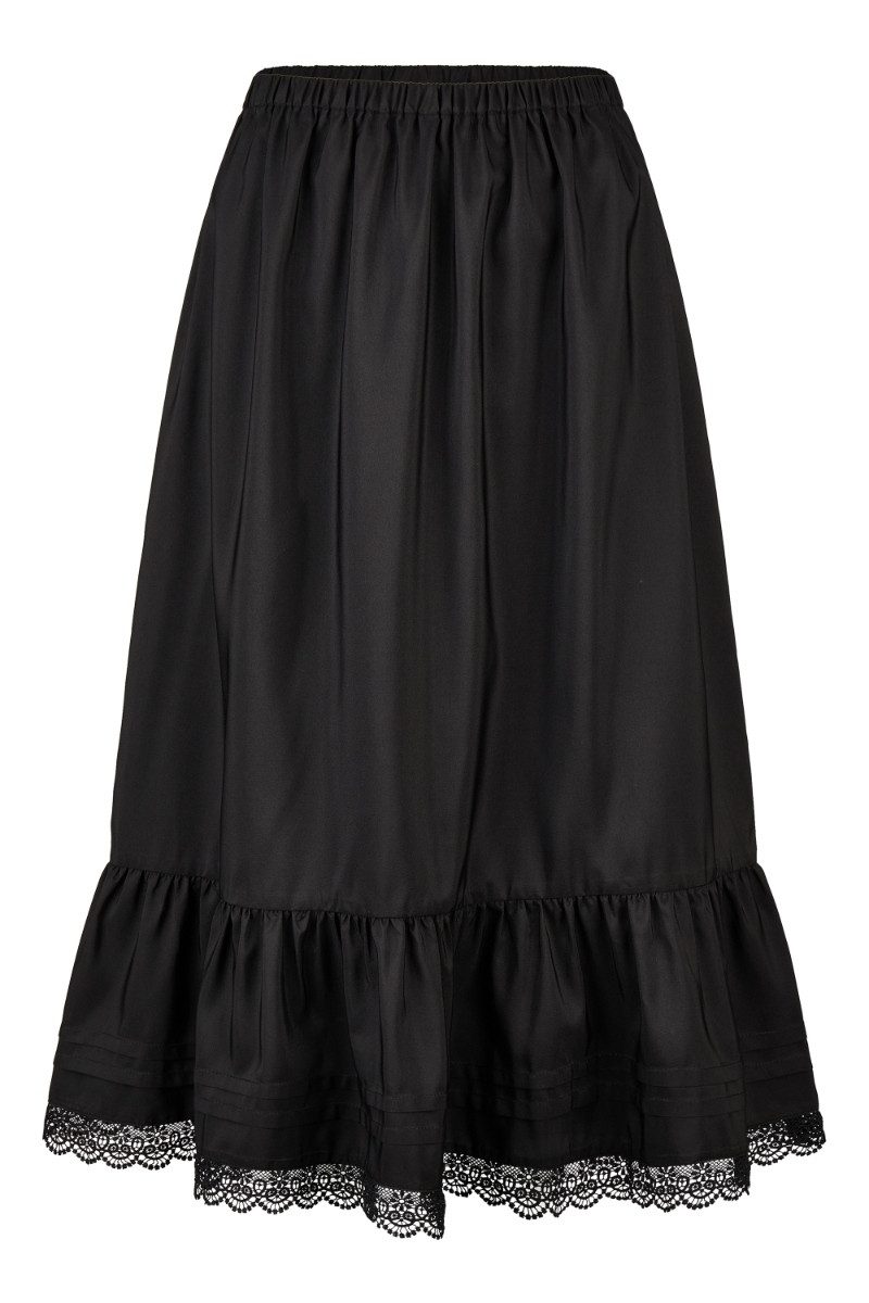 Spieth & Wensky Unterrock Dirndl Unterrock - KARELL - schwarz, weiß