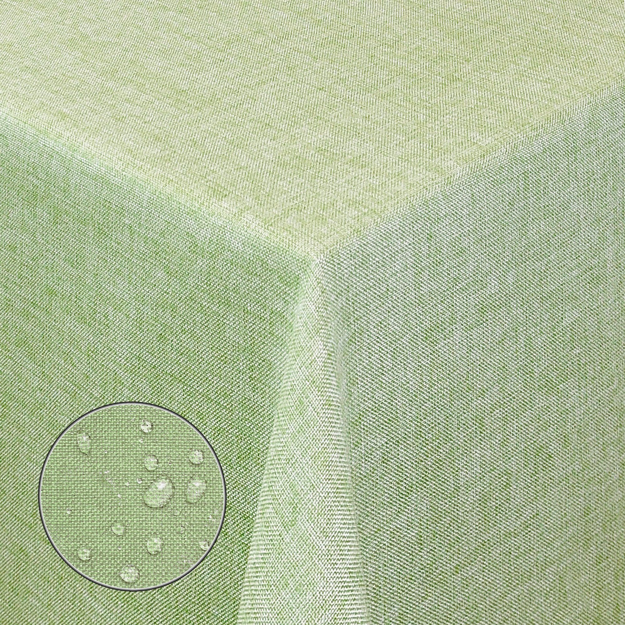 Tischdecke Tischdecke Stoff Damast Leinen-Optik Jacquard mit Fleckschutz