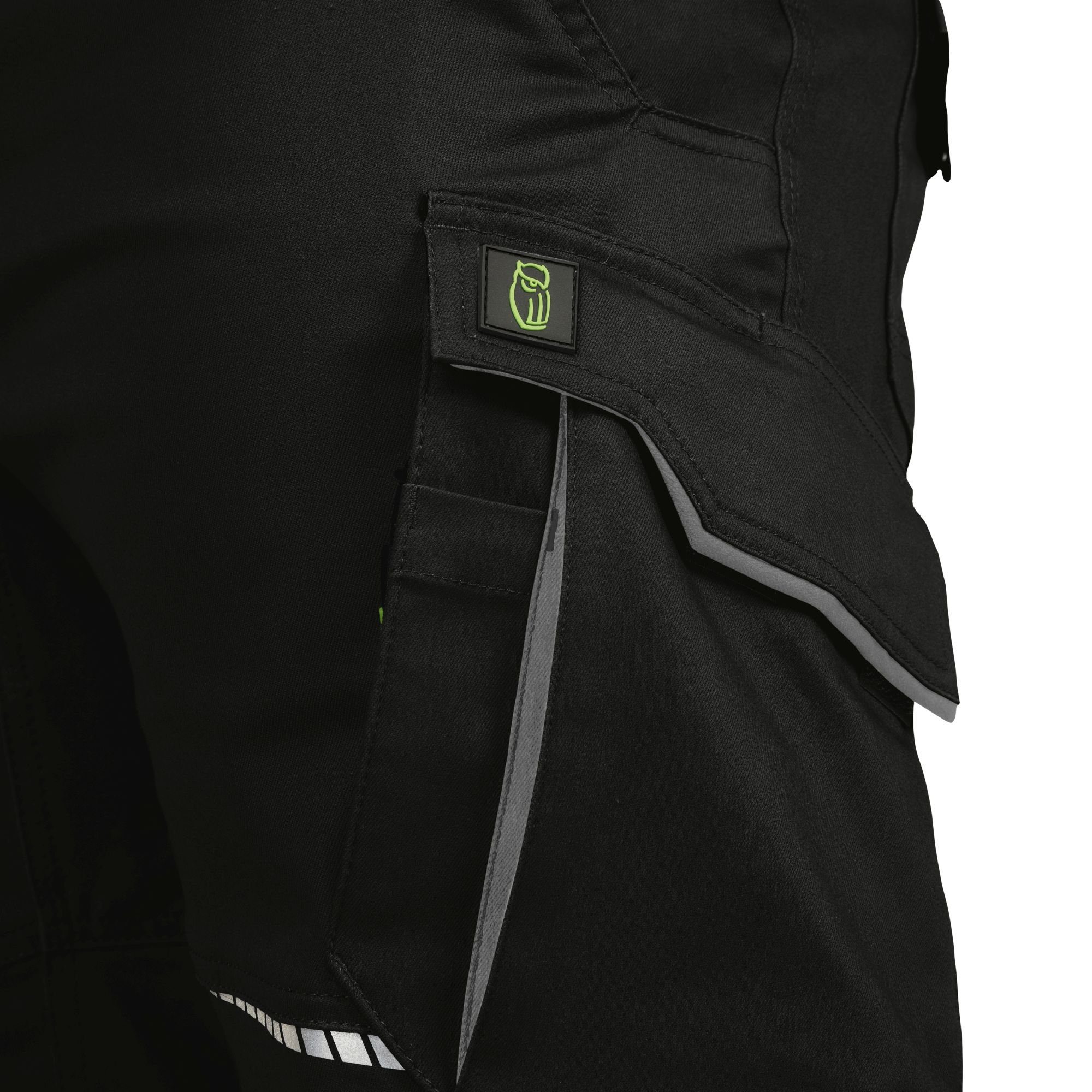 Leibwächter Arbeitshose Herren Flex-Line Cargohose, Bequeme Workwear, 290g/m² (Arbeitsbekleidung) dehnbar durch Elastan (Spandex), Waschbar bis 60°C & trocknergeeignet