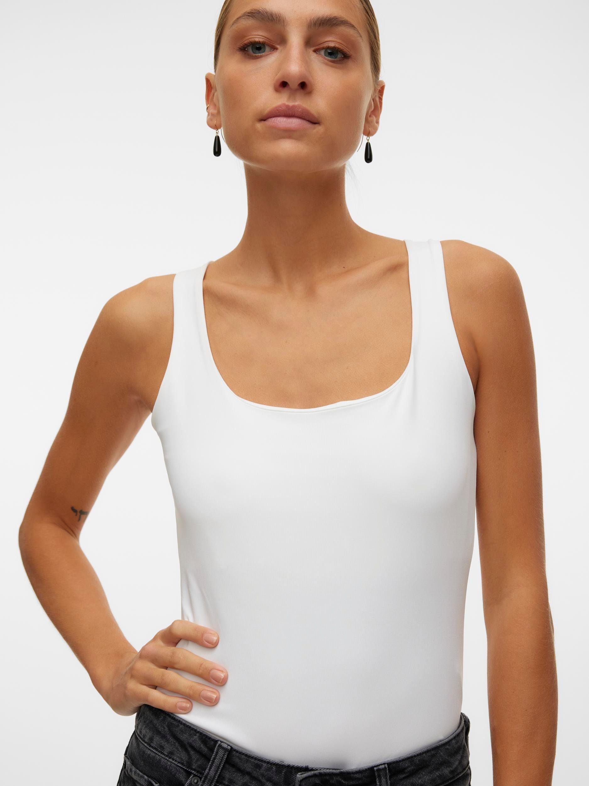 Vero Moda Shirttop VMMILLION SL SQUARE TOP 2-WAY JRS NOOS Materialmix, regular fit
