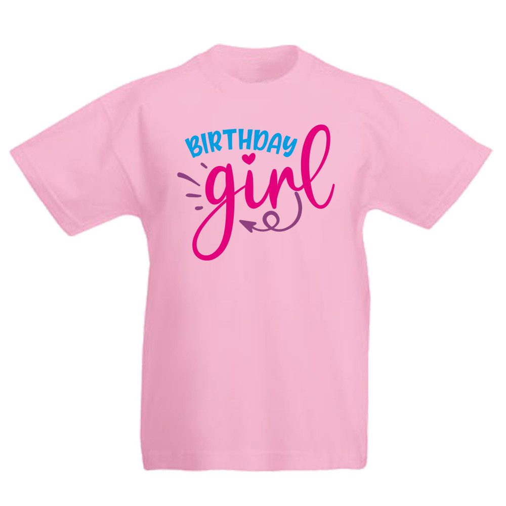 G-graphics T-Shirt Birthday Girl Kinder T-Shirt, mit Spruch / Sprüche / Print / Aufdruck