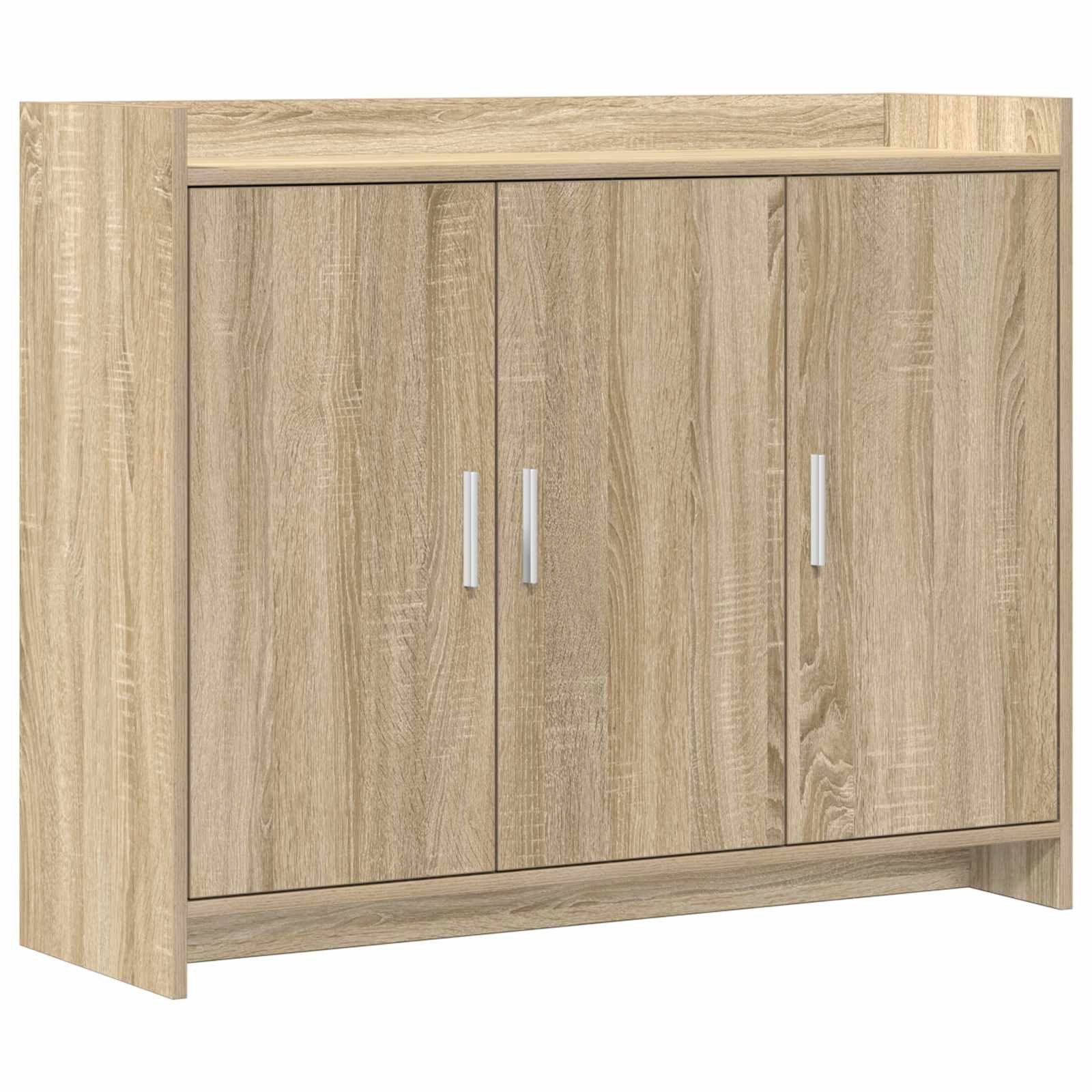 Sideboard Sideboard Sonoma-Eiche 98,5 x 33 x 80 cm Holzwerkstoff