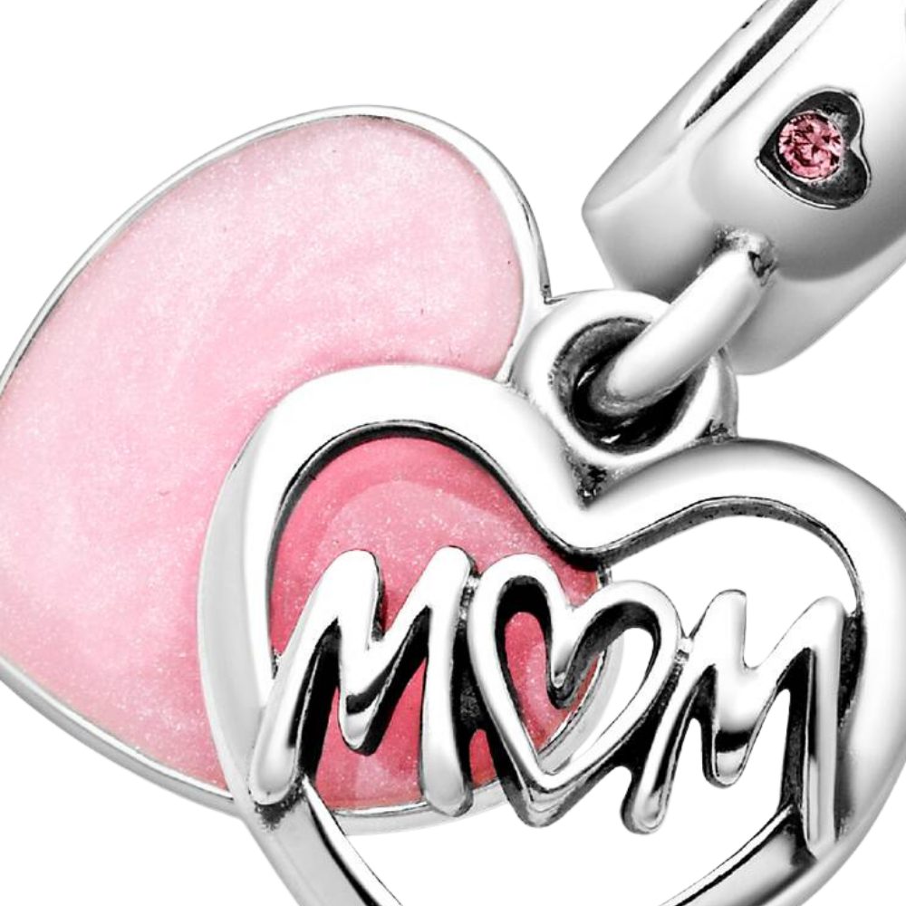 Pandora Charm Herz 798887C01*, Herz, Liebe, Muttertag, Mama, Rosa