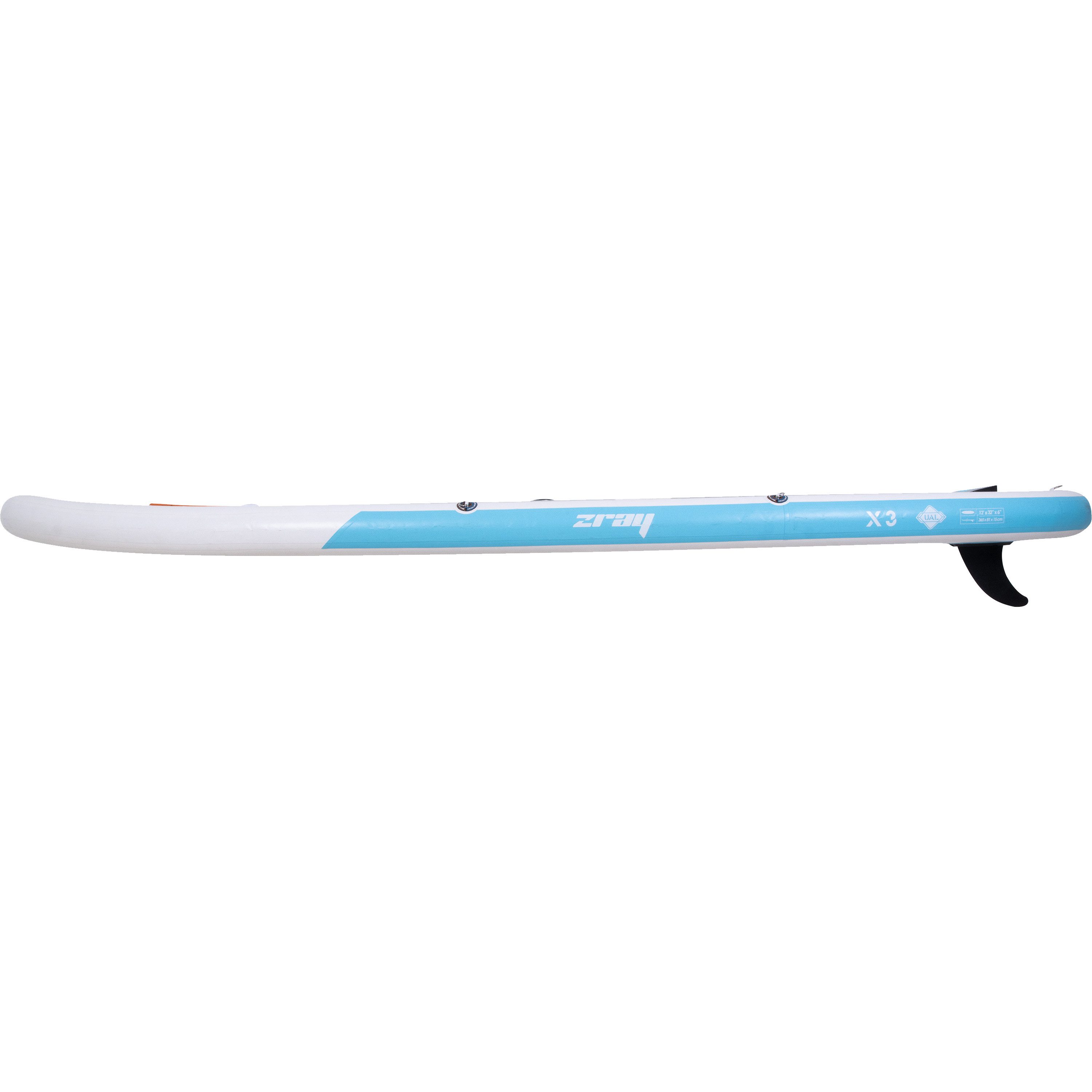 zray Inflatable SUP-Board X3 Premium Stand Up Paddling Komplettset 365x81x15 cm, Allround, (Stand Up Paddle Board, 6 tlg), bis 160kg Mit Paddel Pumpe Rucksack & Sicherheitsleine