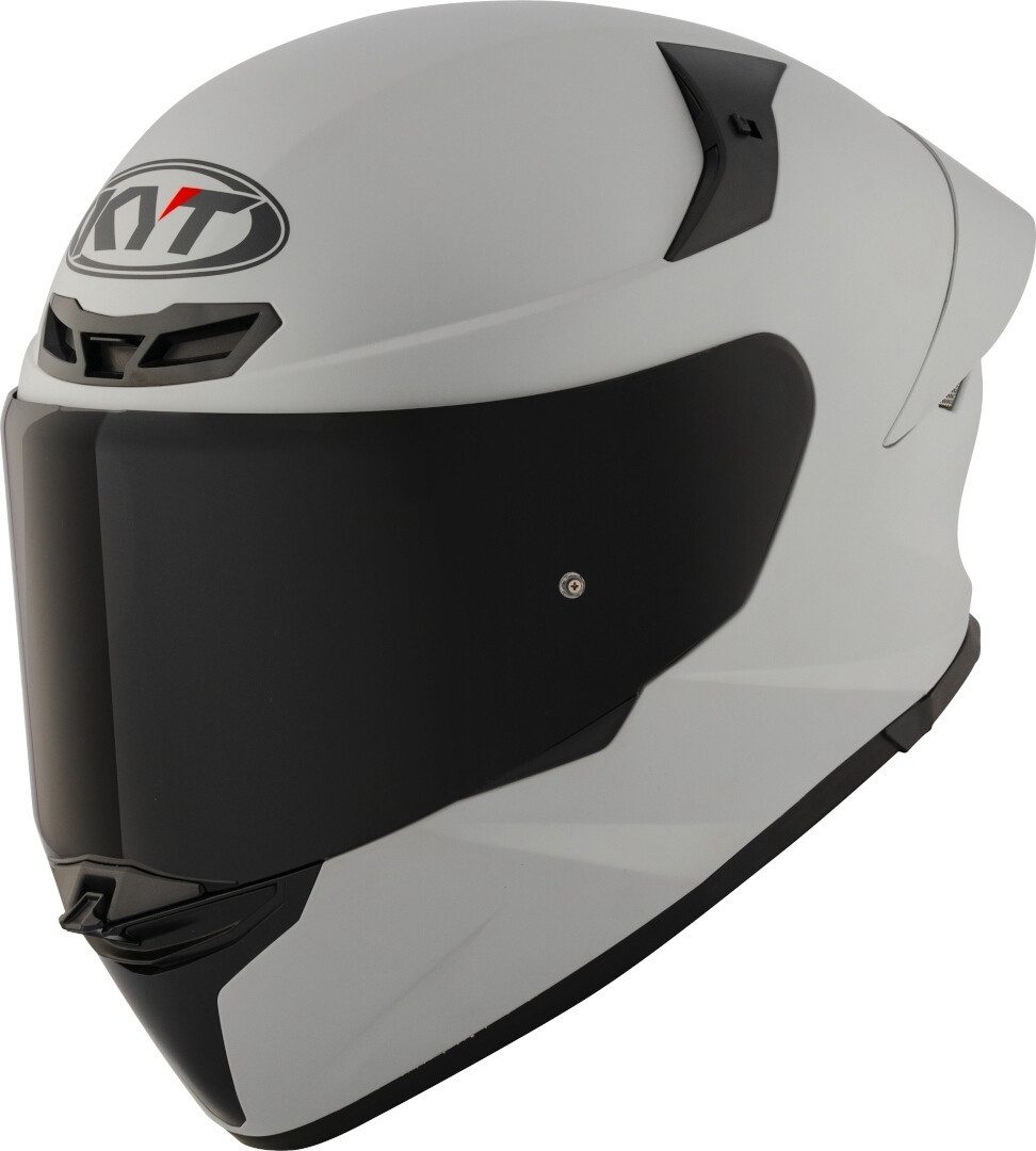 KYT Motorradhelm TT-Revo Plain Helm, Pinlock, Ratschenverschluss, Spoiler, ECE 22.06