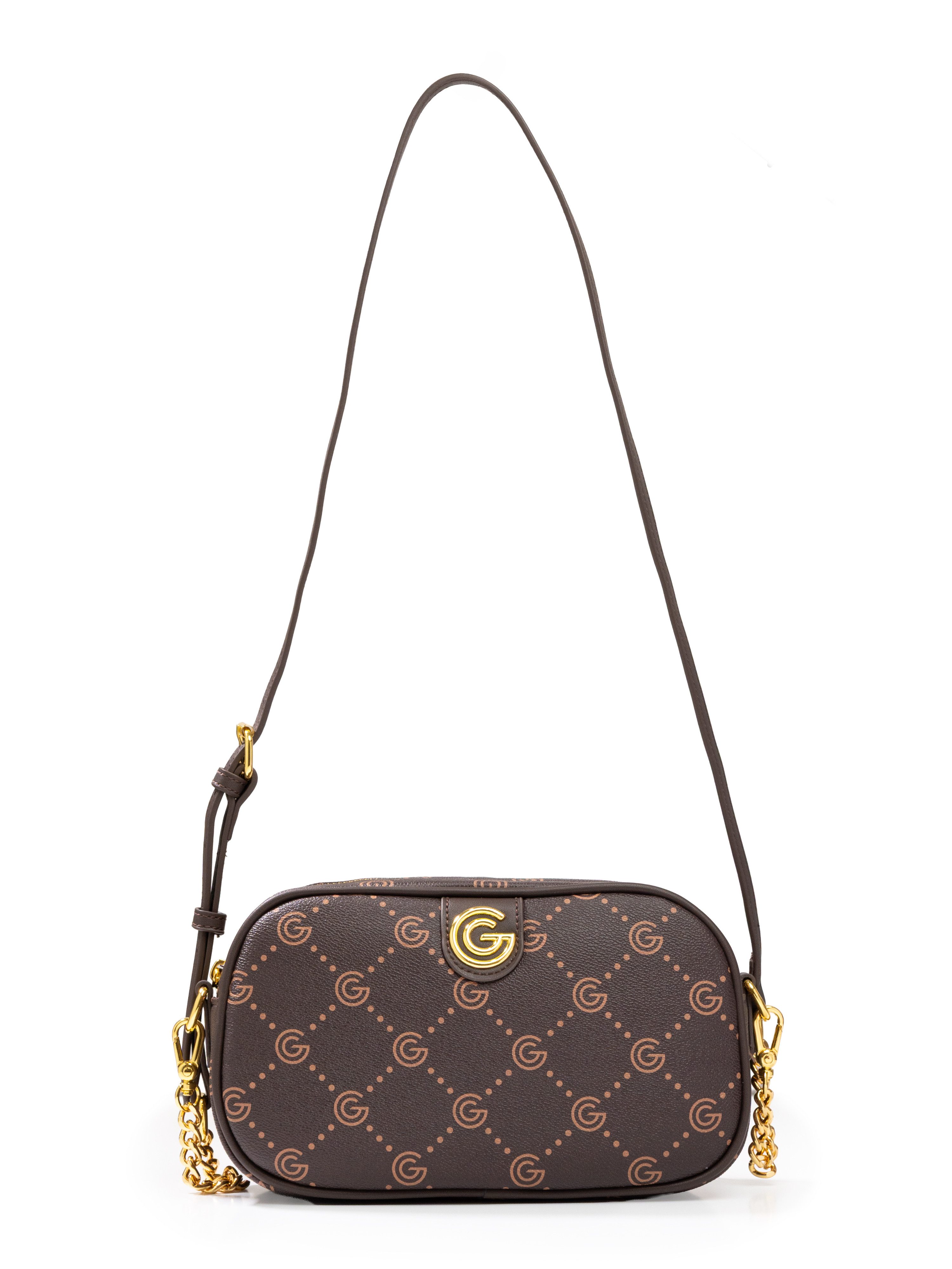 GABRIELLA G By Gabriella Gucci Umhängetasche VALENCIA, Damen Umhängetasche, Handtasche, Tragetasche mit Logoverzierung