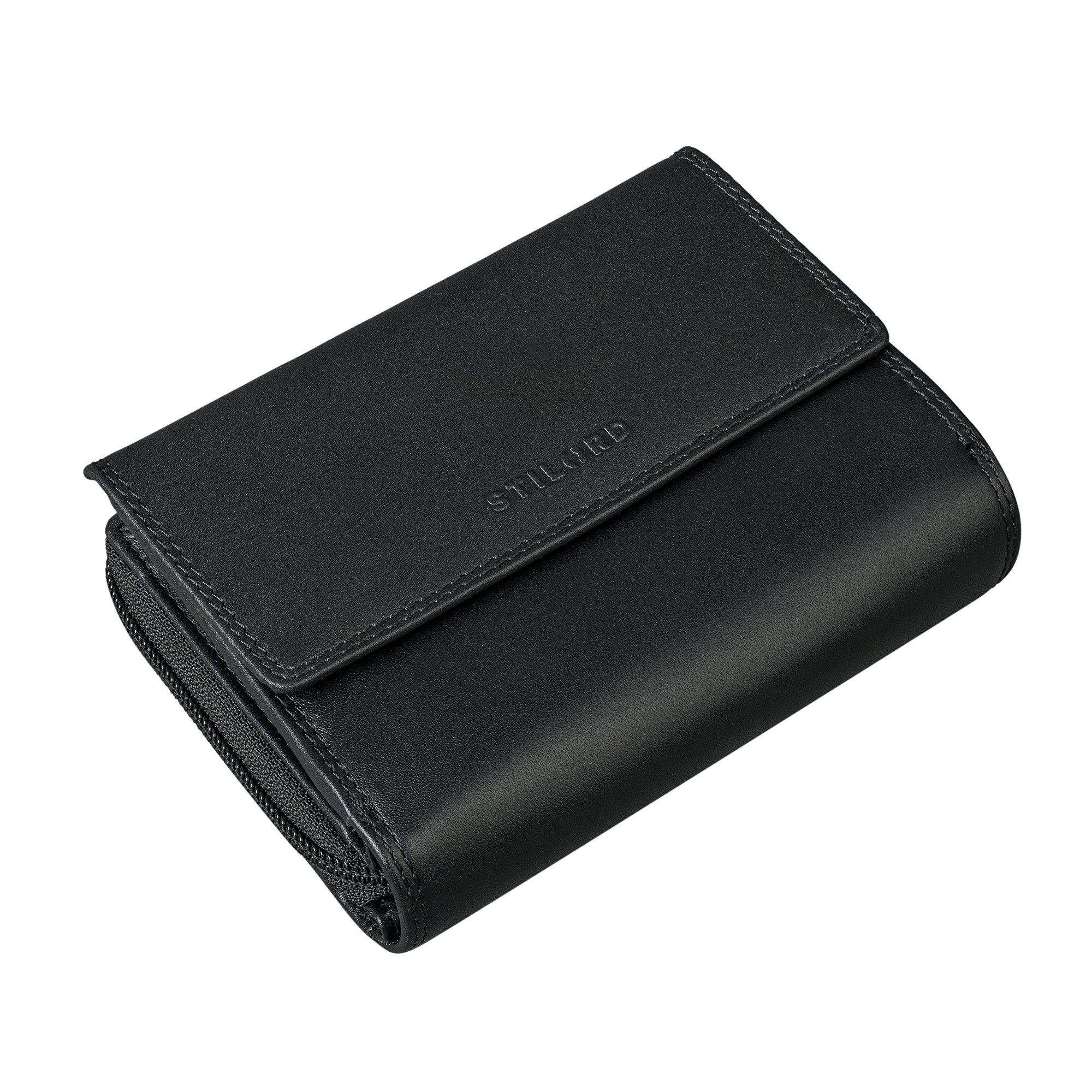 Geldbörse "Monnie" Elegantes Portemonnaie Damen Leder RFID Blocker Geldbörse